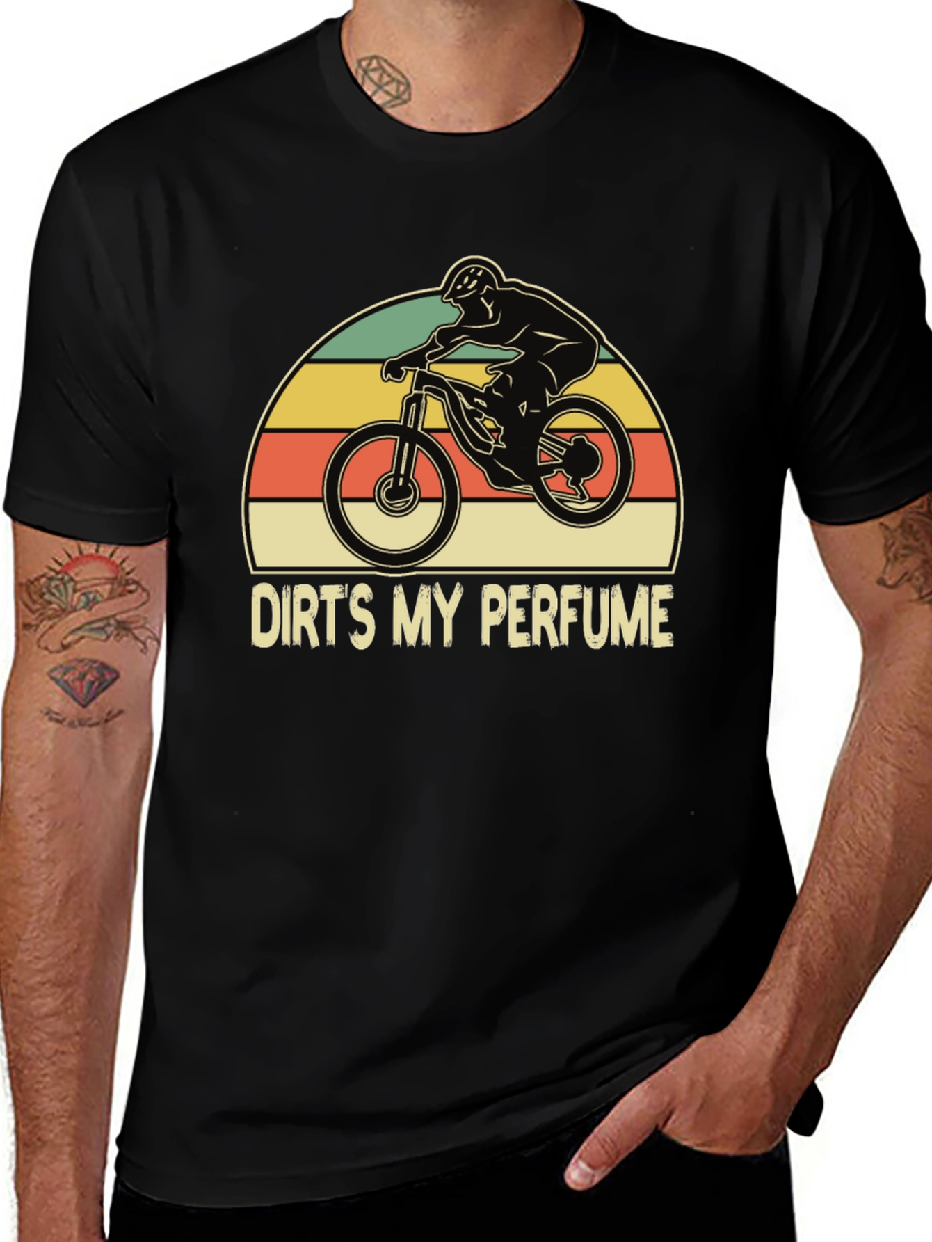 Variant 14 of Dirt's My Perfume T-Shirt - Mountain Biking