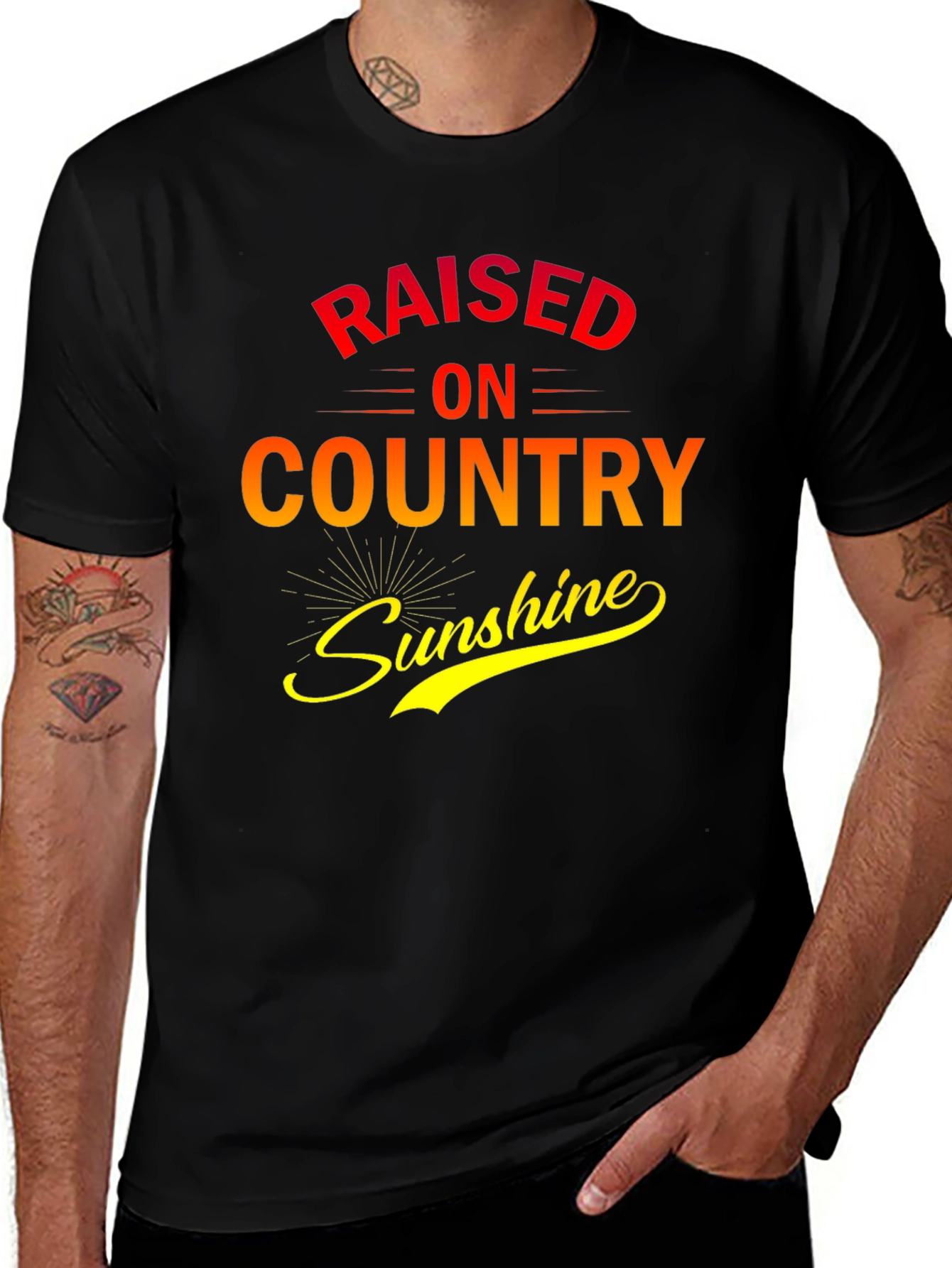 Variant 13 of Raised on Country Sunshine Graphic Tee