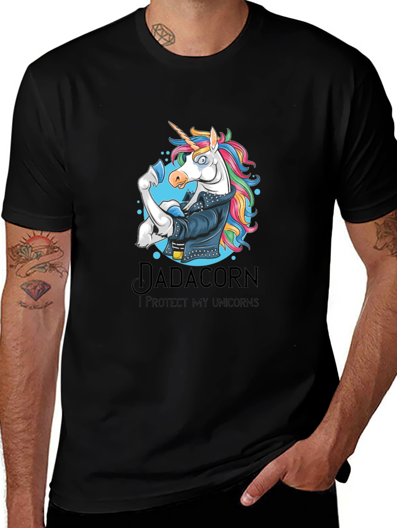 Variant 27 of Jadacorn Unicorn Protect Graphic T-Shirt