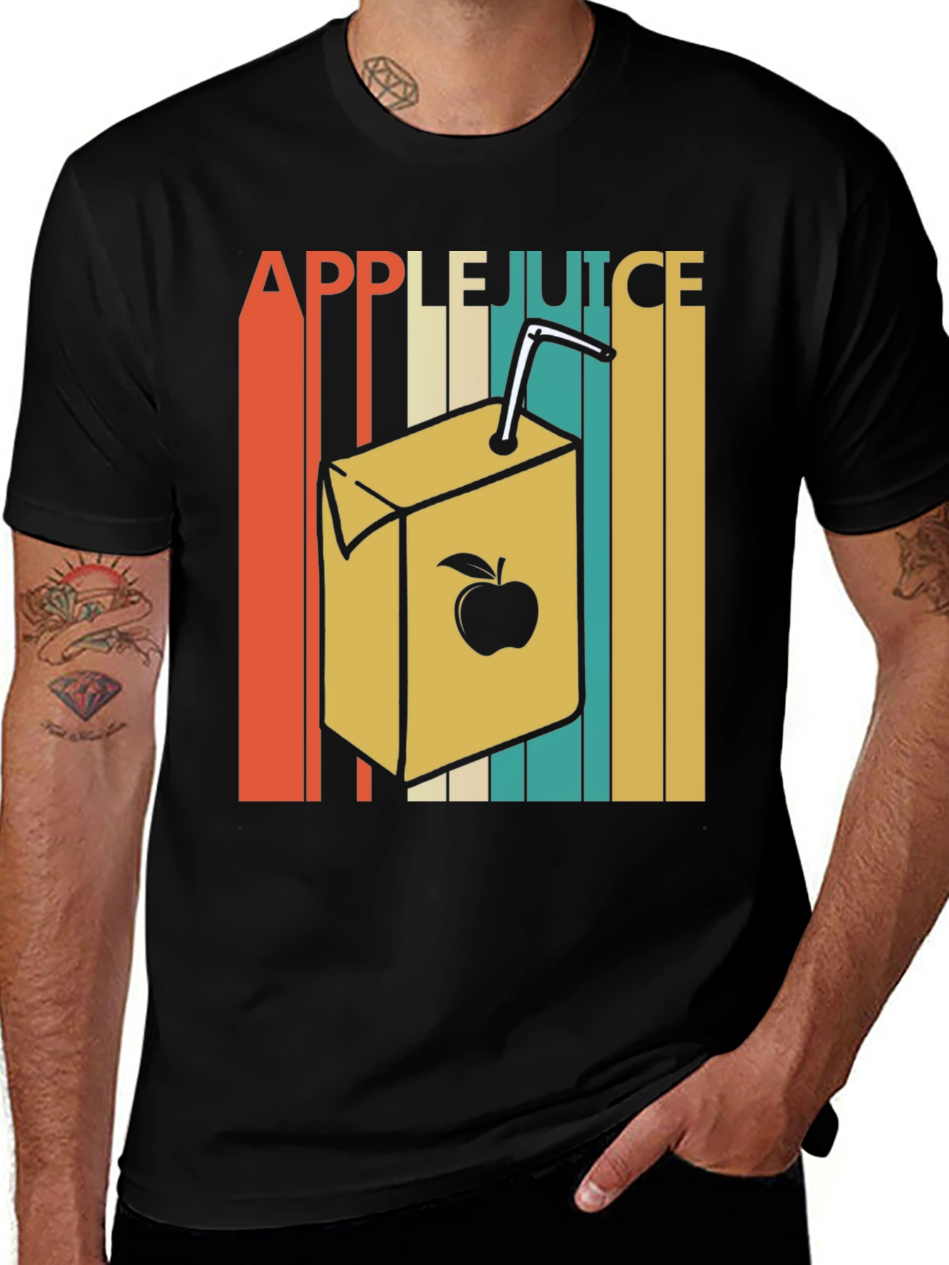Variant 13 of Retro Apple Juice T-Shirt