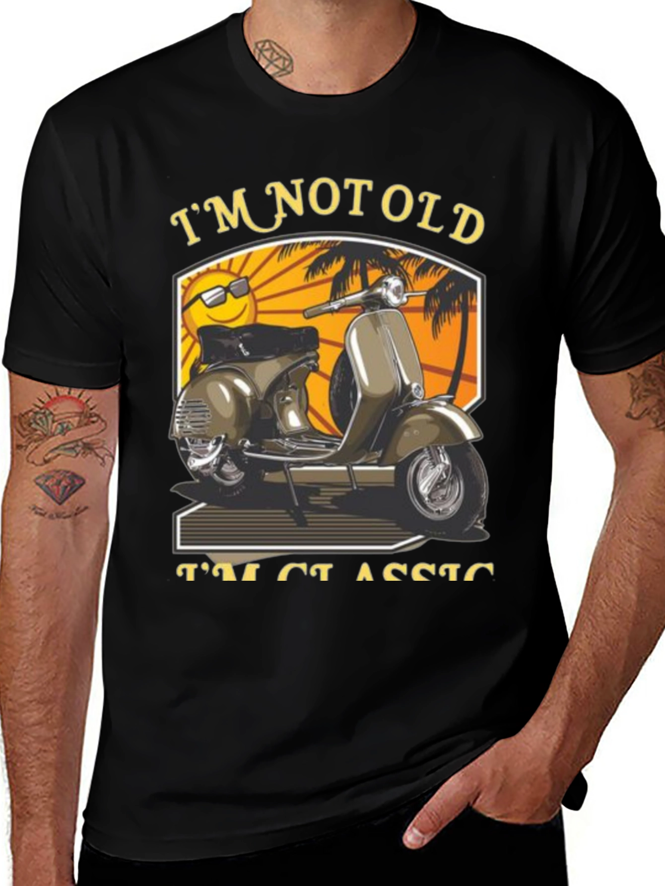 Variant 24 of I'm Not Old I'm Classic Scooter T-Shirt