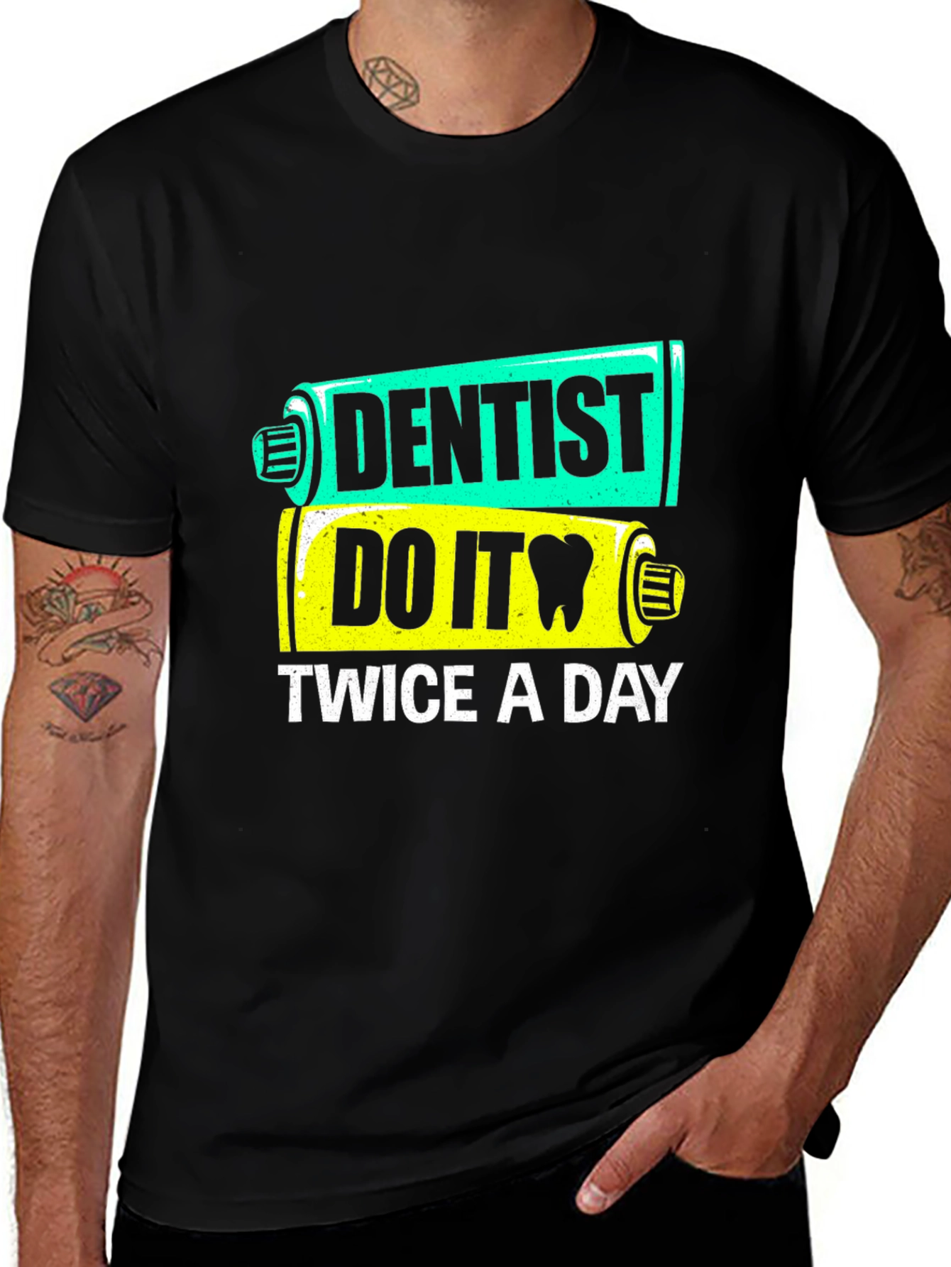 Variant 18 of Dentist Do It Twice a Day T-Shirt