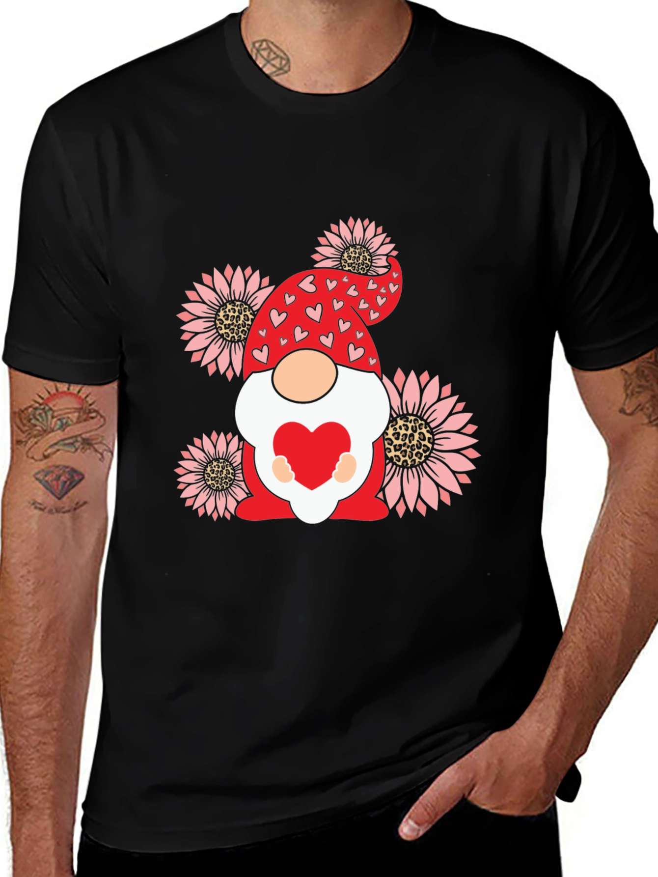 Variant 21 of Gnome Holding Heart T-Shirt