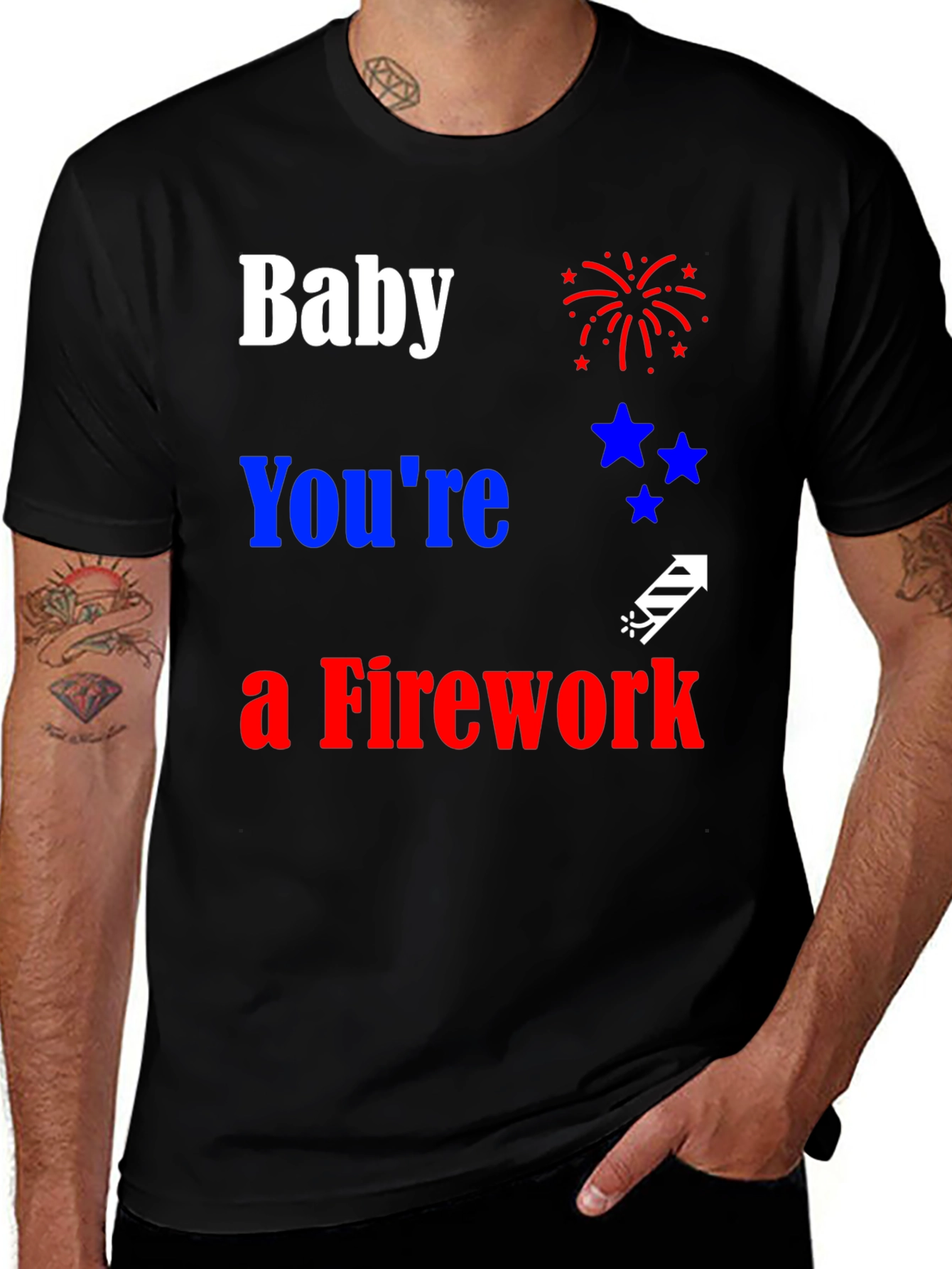 Variant 20 of Baby You're A Firework Patriotic T-Shirt