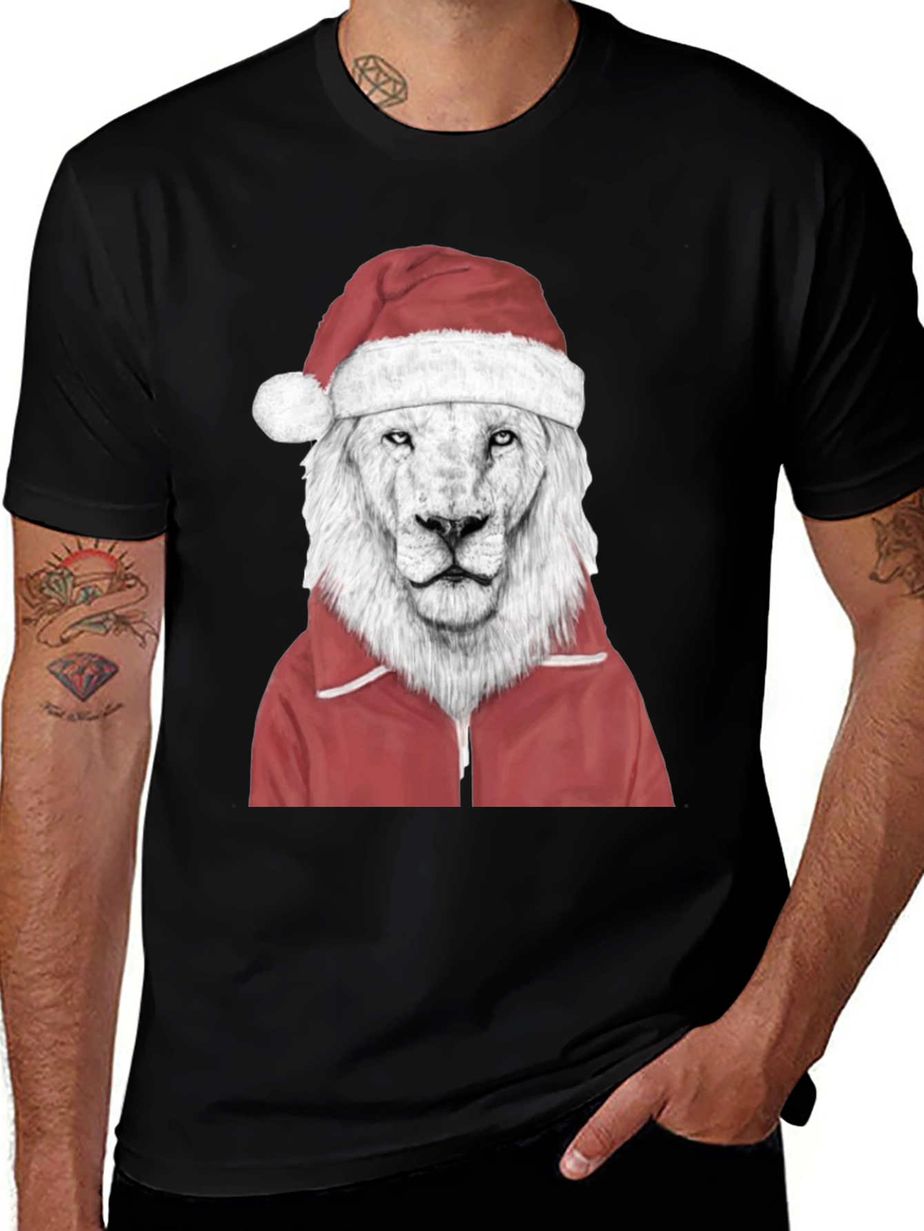Variant 24 of Festive Lion Graphic Tee