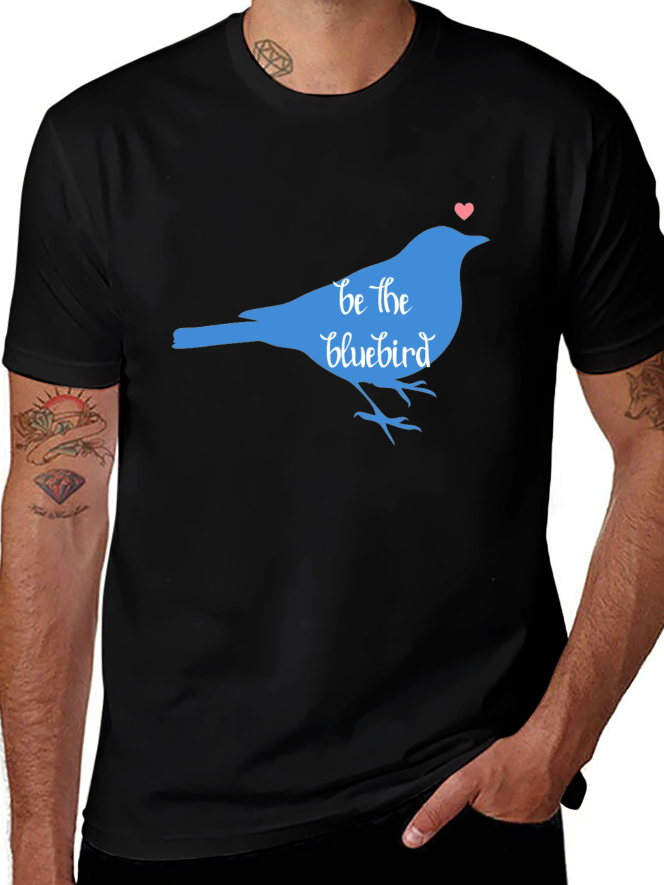 Be the Bluebird Black T-Shirt