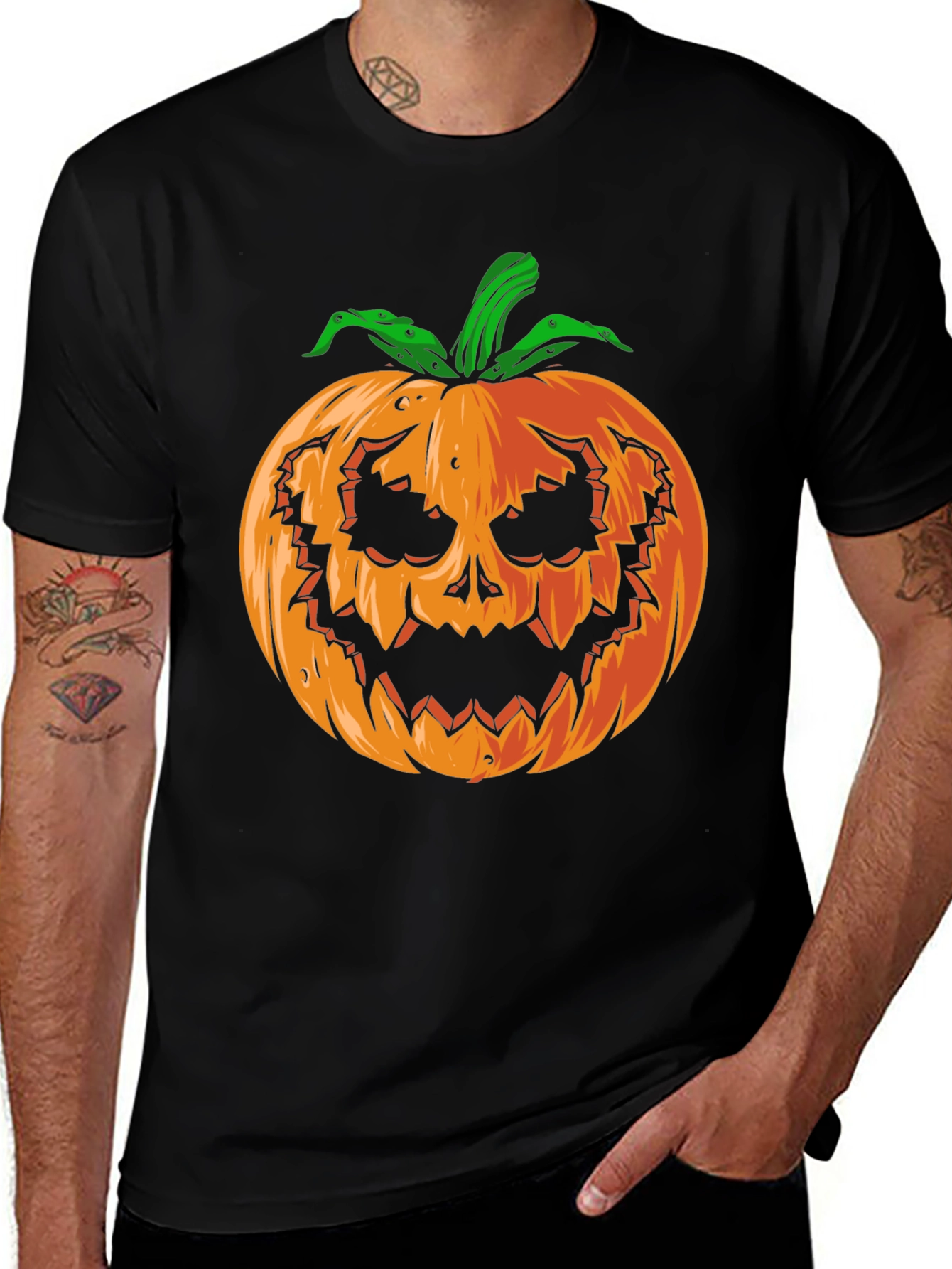 Variant 29 of Halloween Pumpkin Graphic Tee