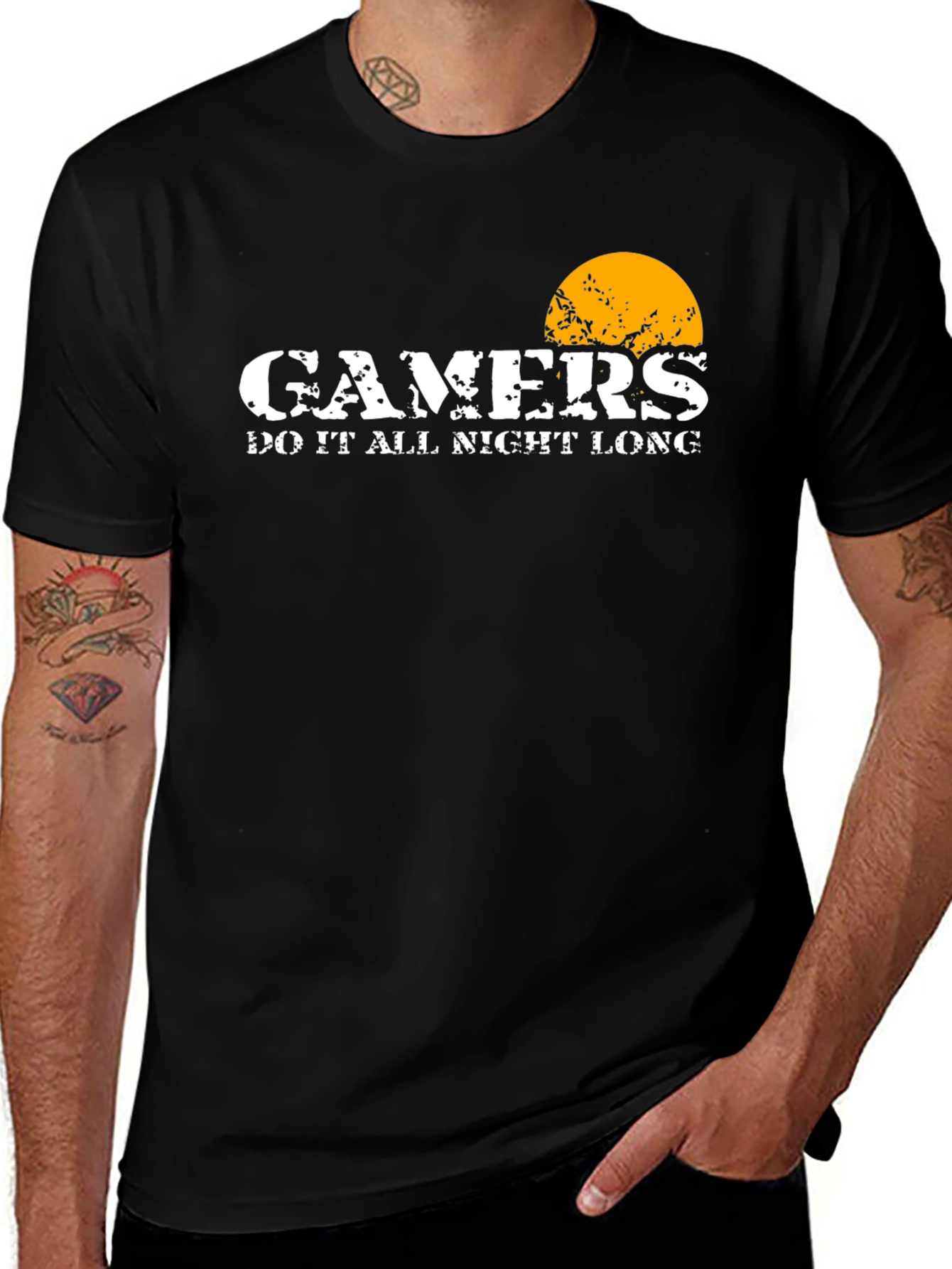 Variant 17 of Gamers Do It All Night Long T-Shirt