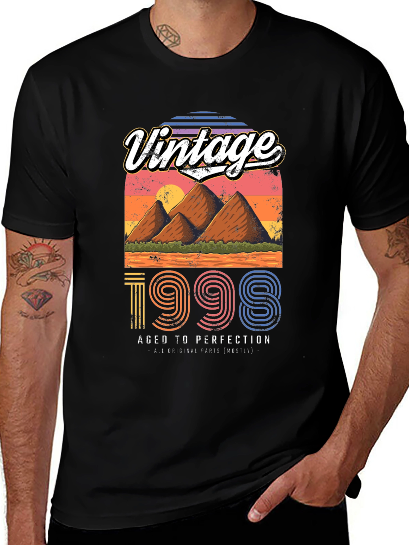 Variant 14 of Vintage 1998 Aged to Perfection T-Shirt