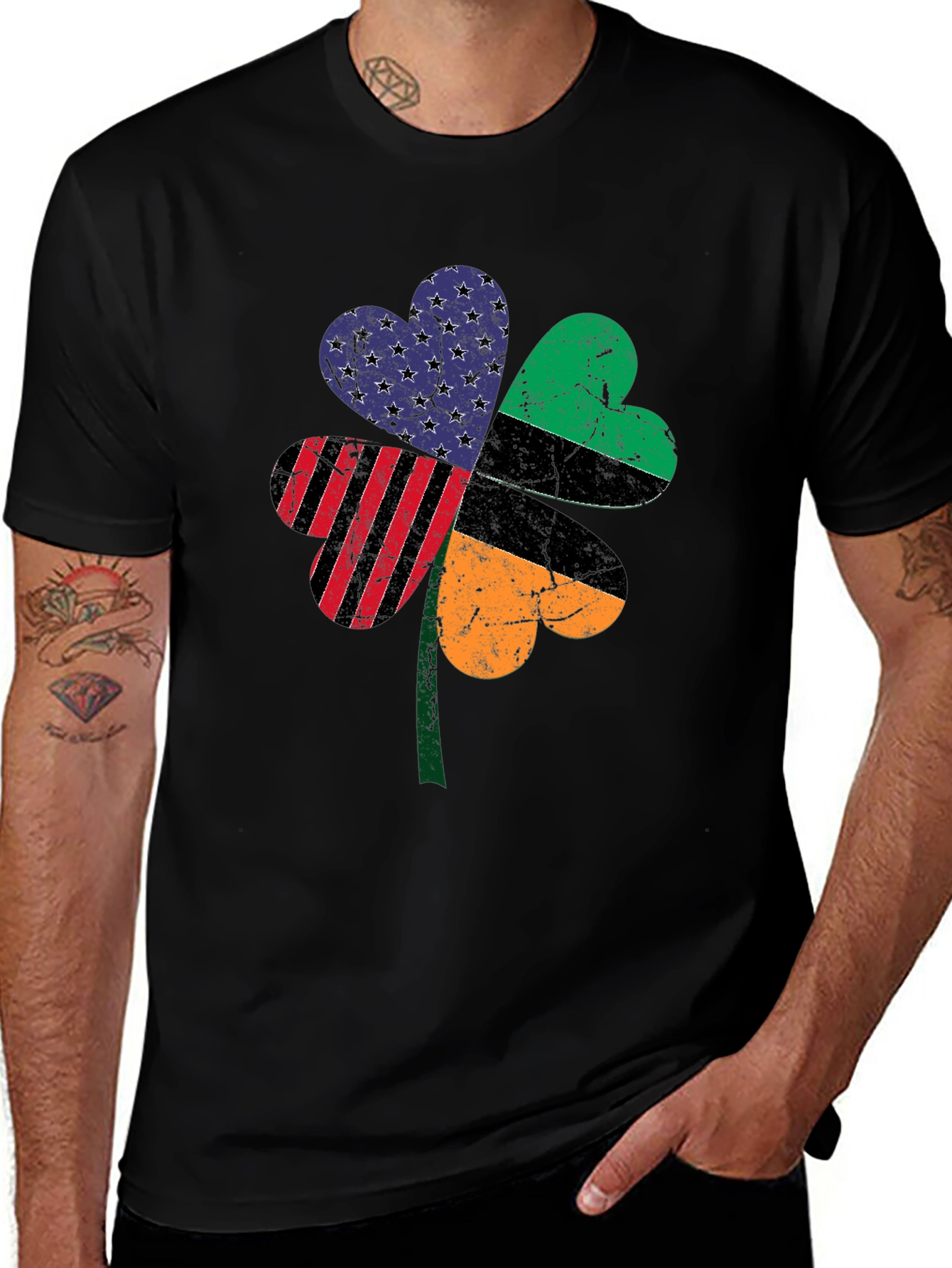 Patriotic Shamrock T-Shirt | Luck O' The Irish