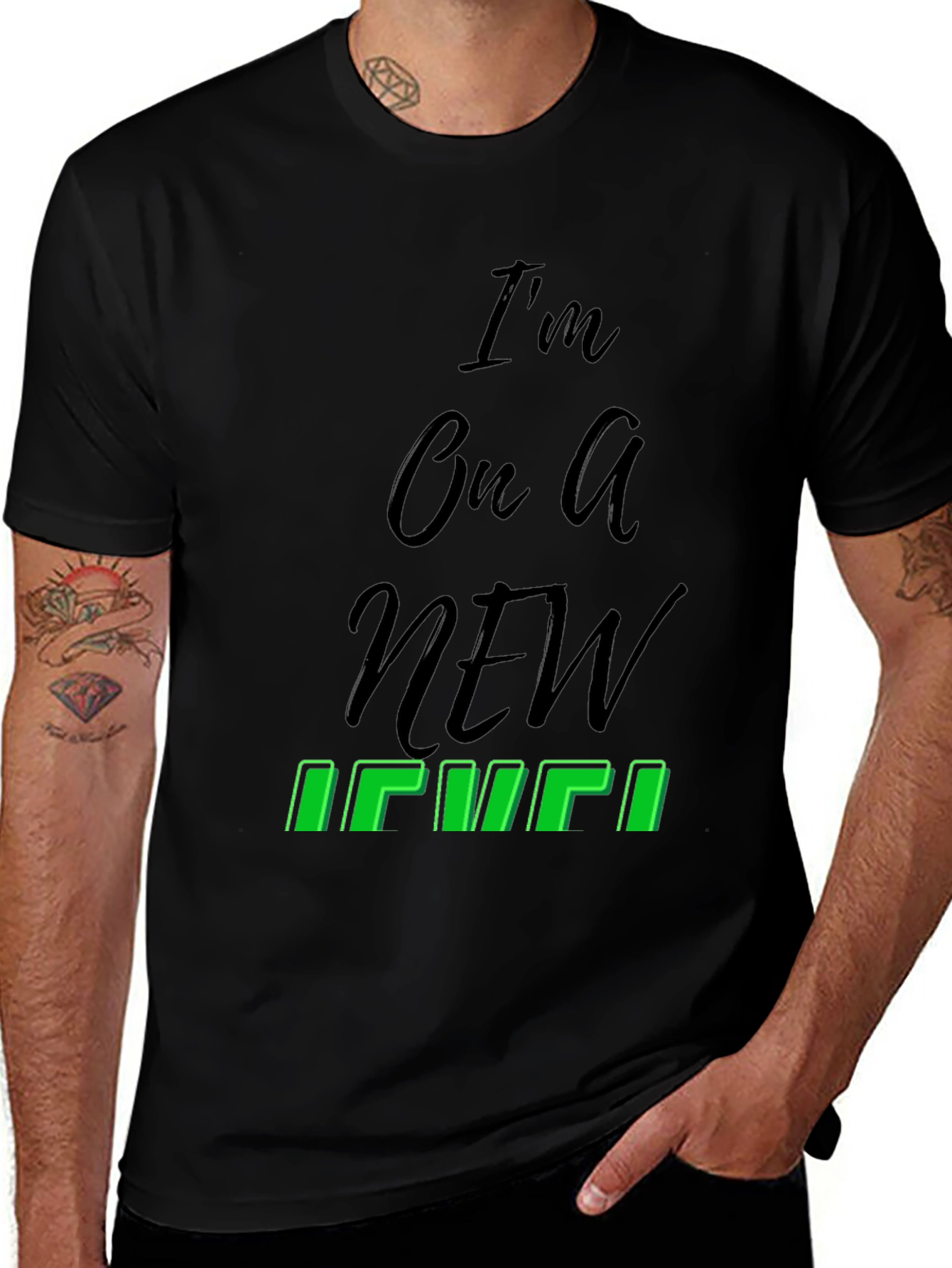 I'm on a New UPI T-Shirt - Black