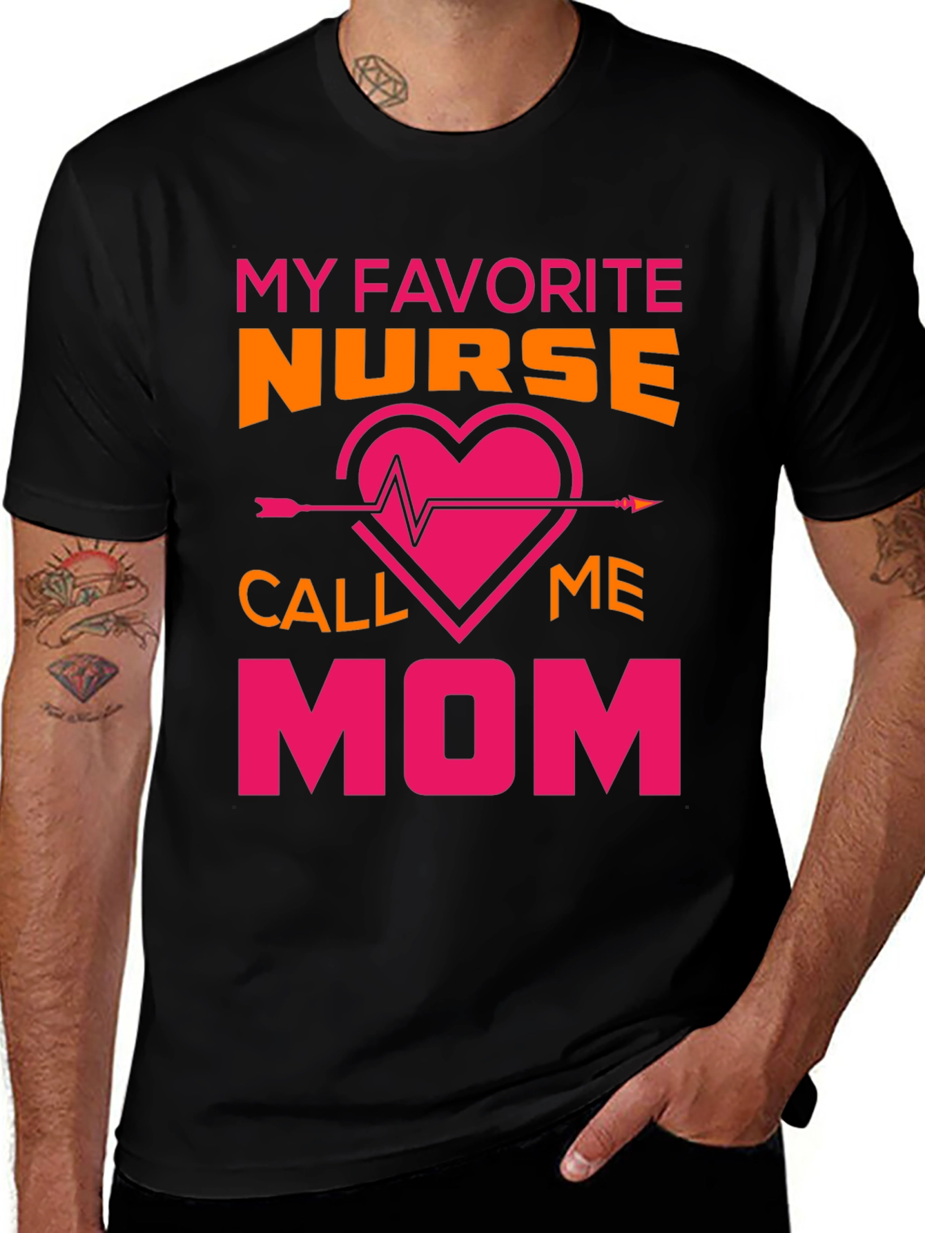 Variant 16 of Favorite Nurse Mom T-Shirt