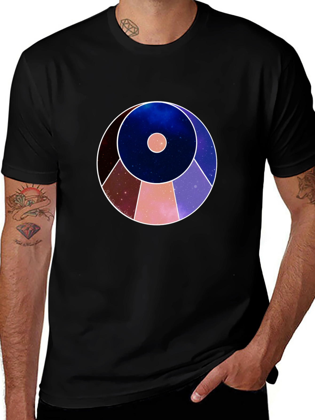 Variant 29 of Cosmic Circle Graphic T-Shirt