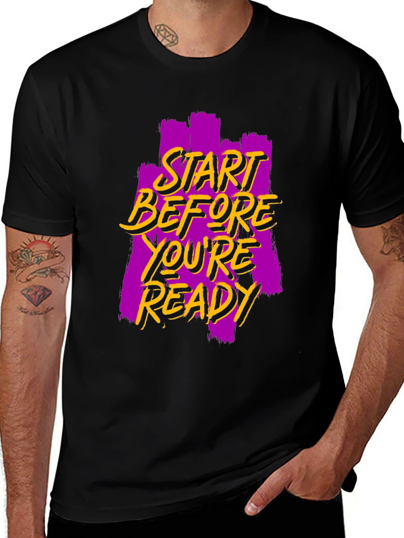 Variant 22 of Start Before You're Ready Graphic Tee
