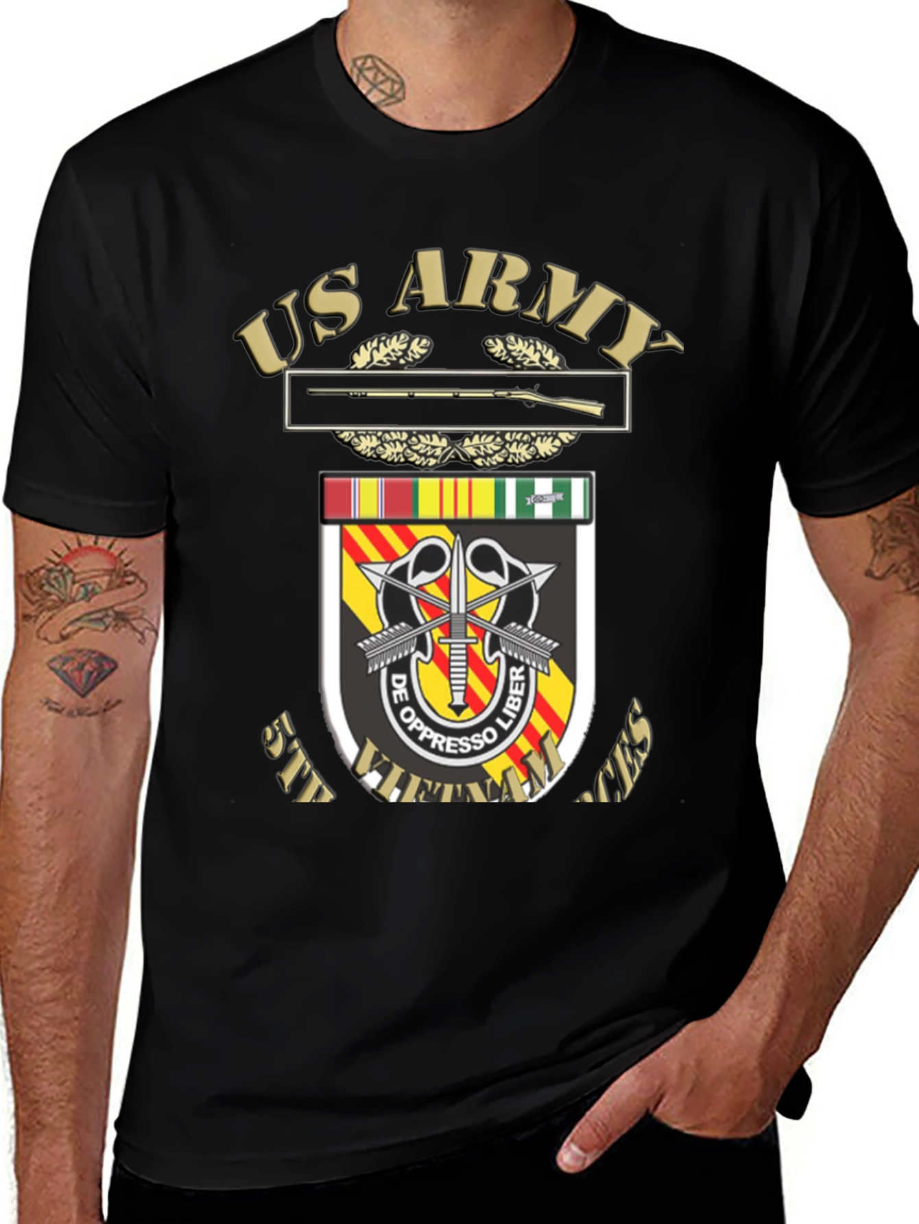 US Army 5th Special Forces Vietnam T-Shirt