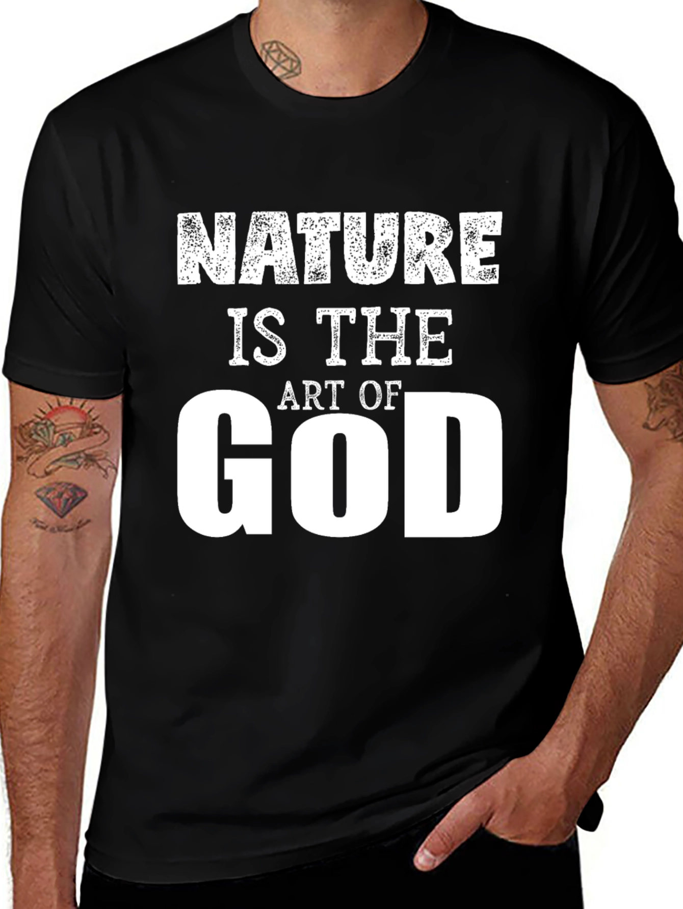 Variant 29 of Nature is The Art of God Graphic T-Shirt