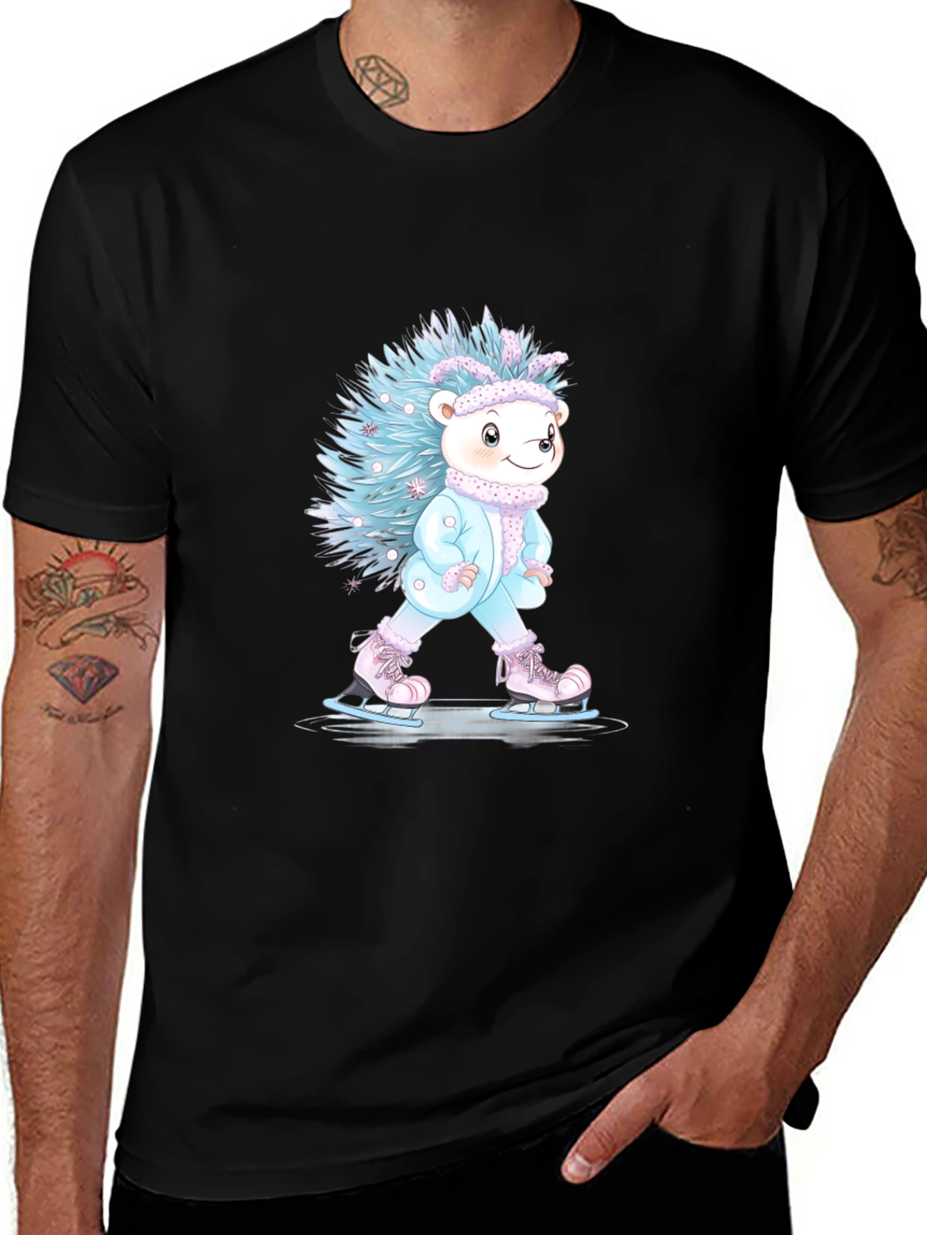 Variant 22 of Cute Winter Hedgehog T-Shirt
