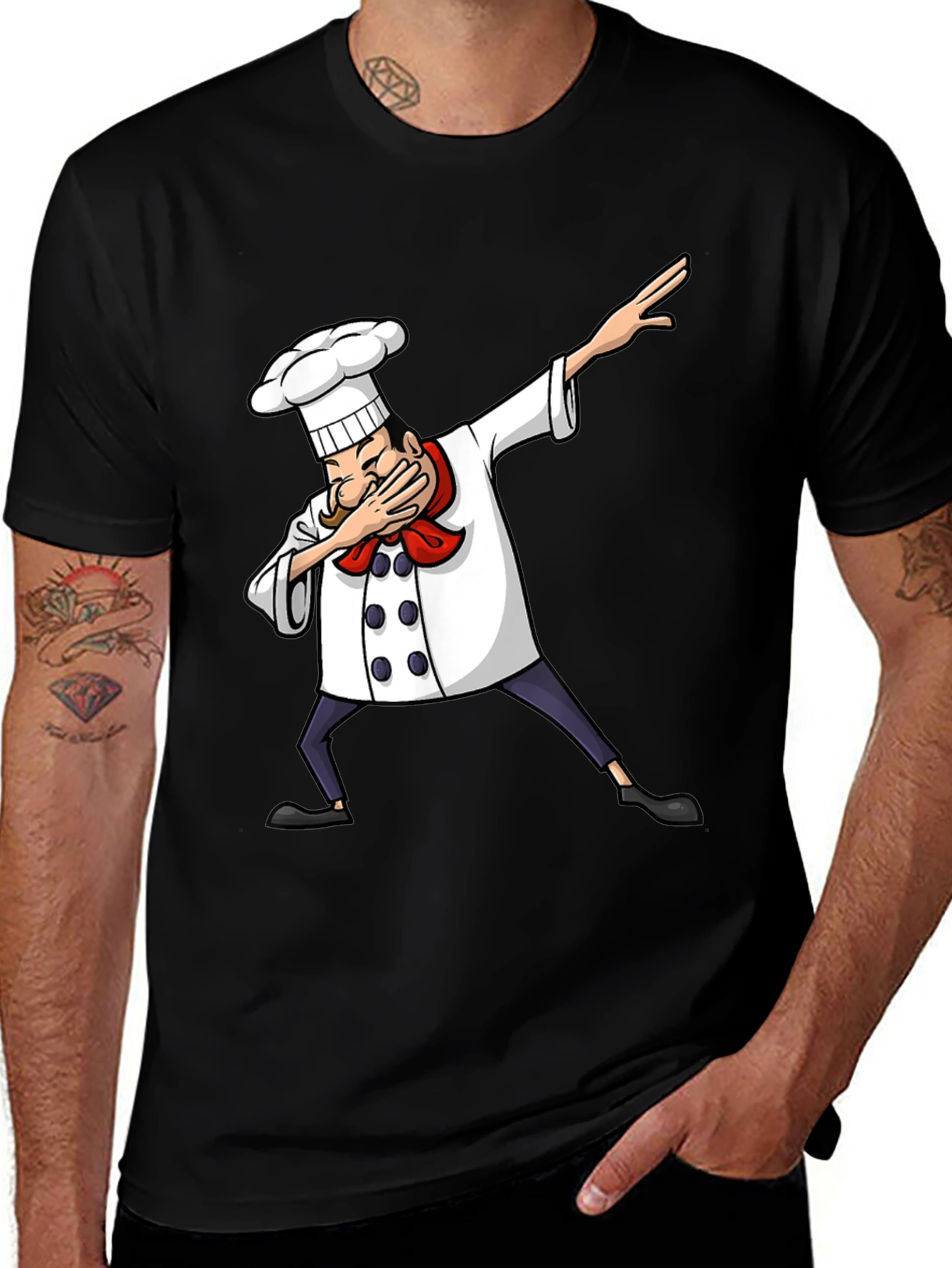 Variant 15 of Dabbing Chef T-Shirt Funny Cooking Tee