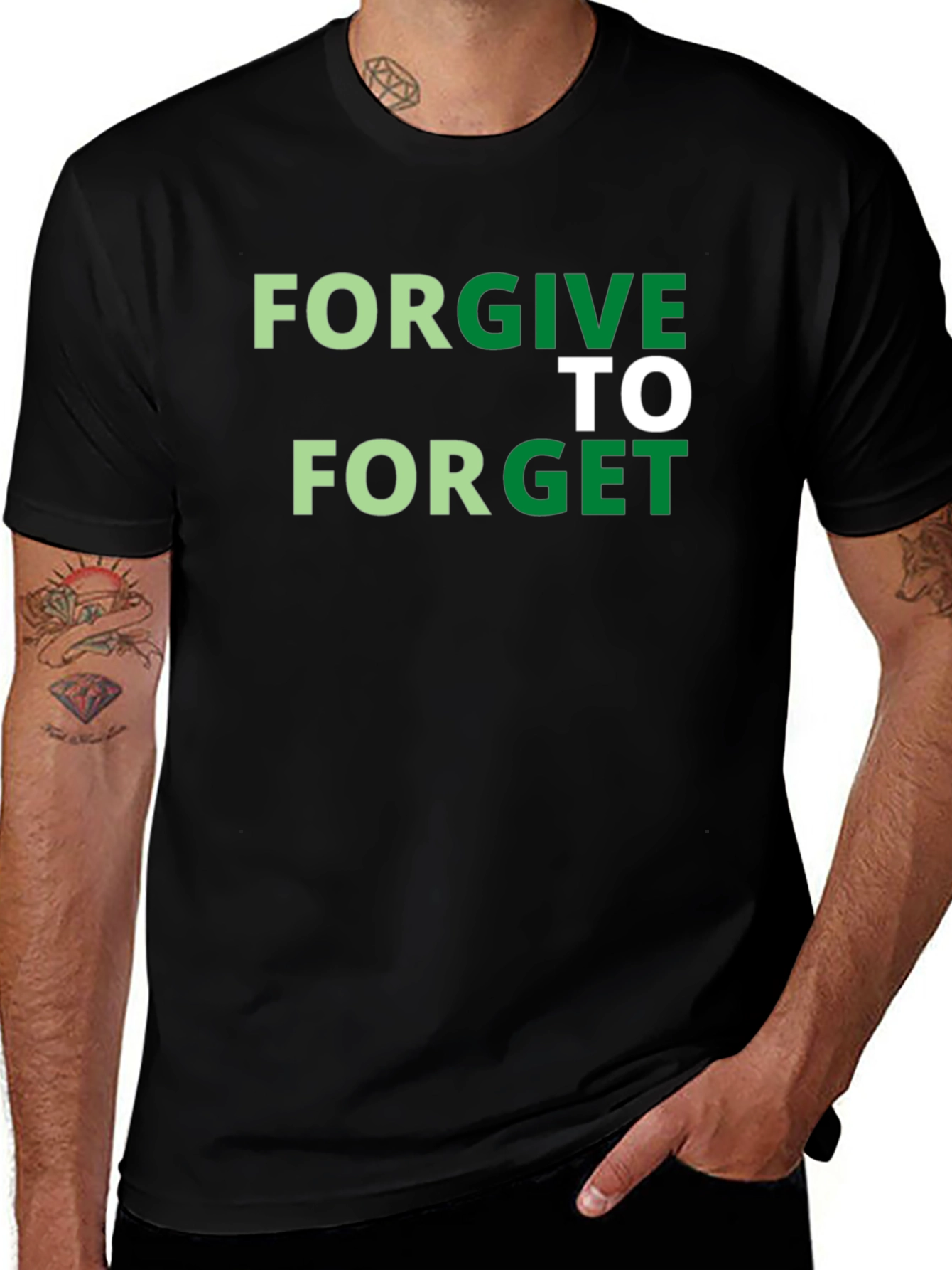 Variant 27 of Forgive To Forget Graphic Tee - Stylish Comfort