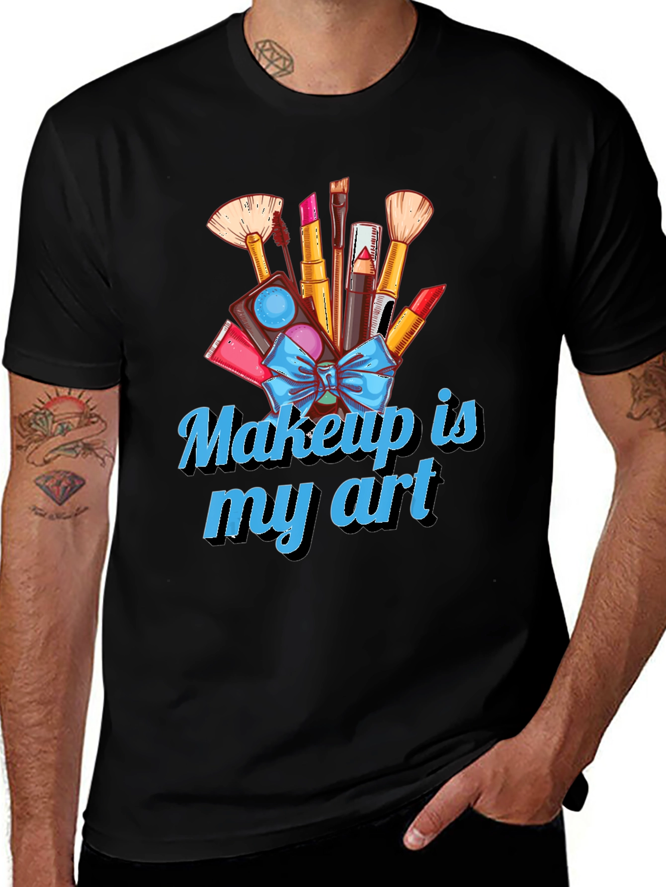 Variant 19 of Makeup Is My Art Graphic T-Shirt
