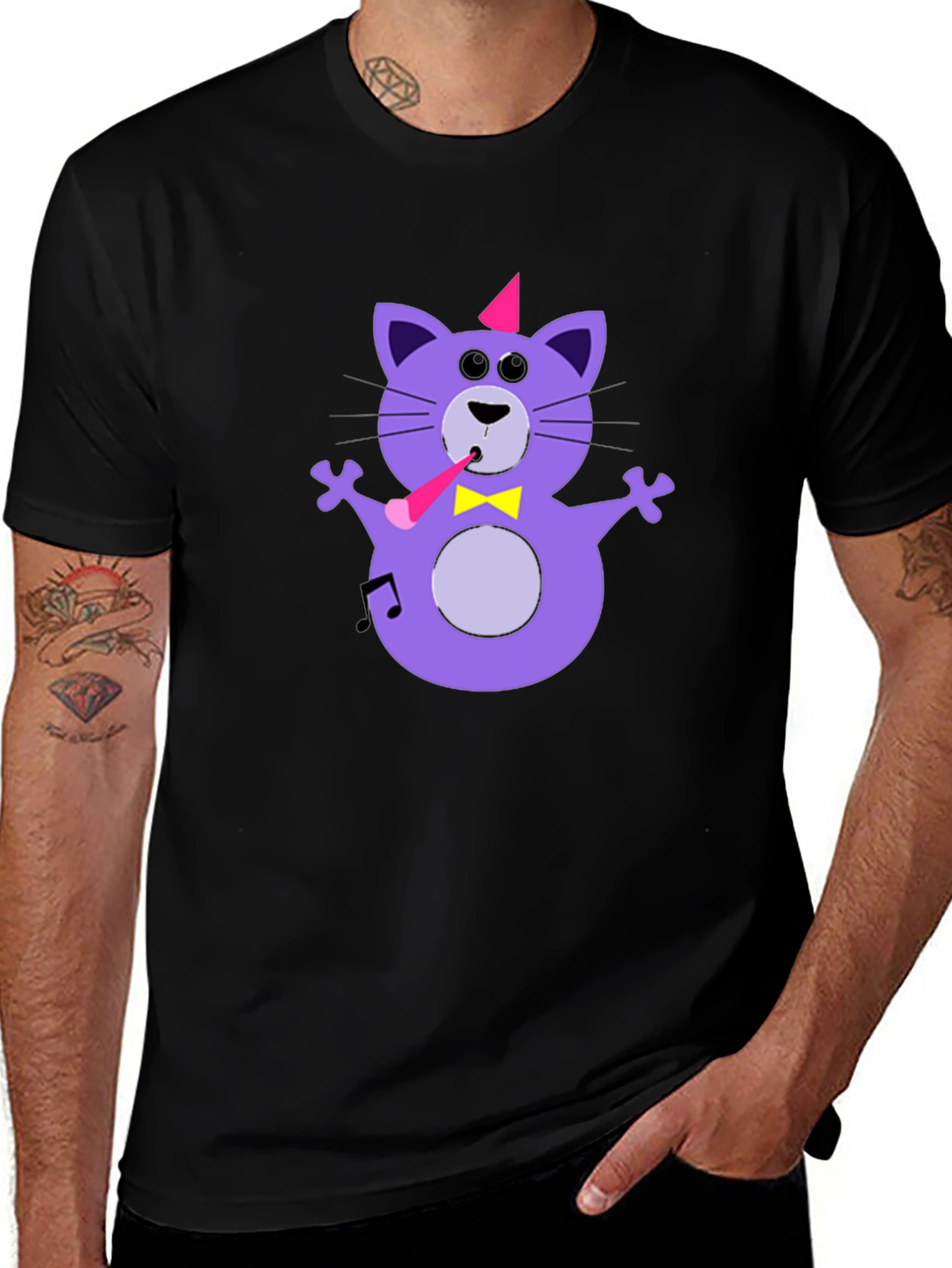 Variant 12 of Party Cat T-Shirt - Fun, Stylish, Comfortable!