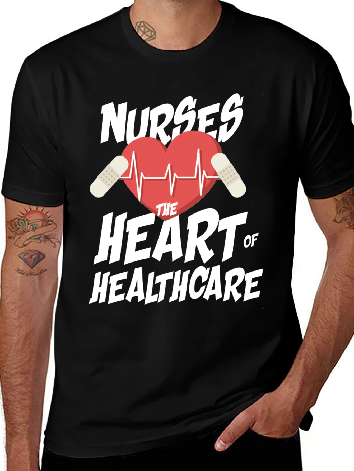 Variant 11 of Nurses Heart of Healthcare T-Shirt