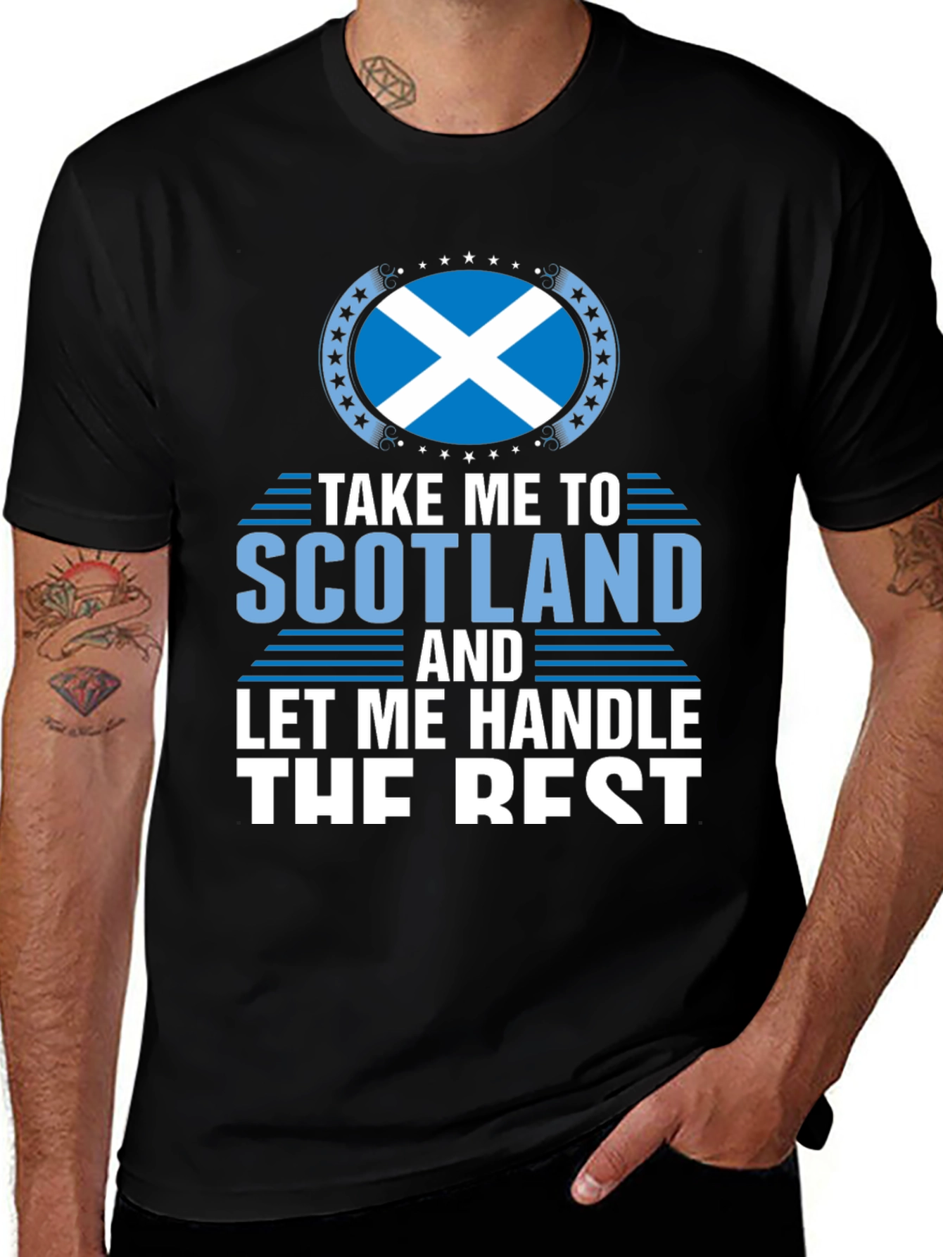 Scotland Graphic Tee - "Take Me To Scotland" Novelty T-Shirt