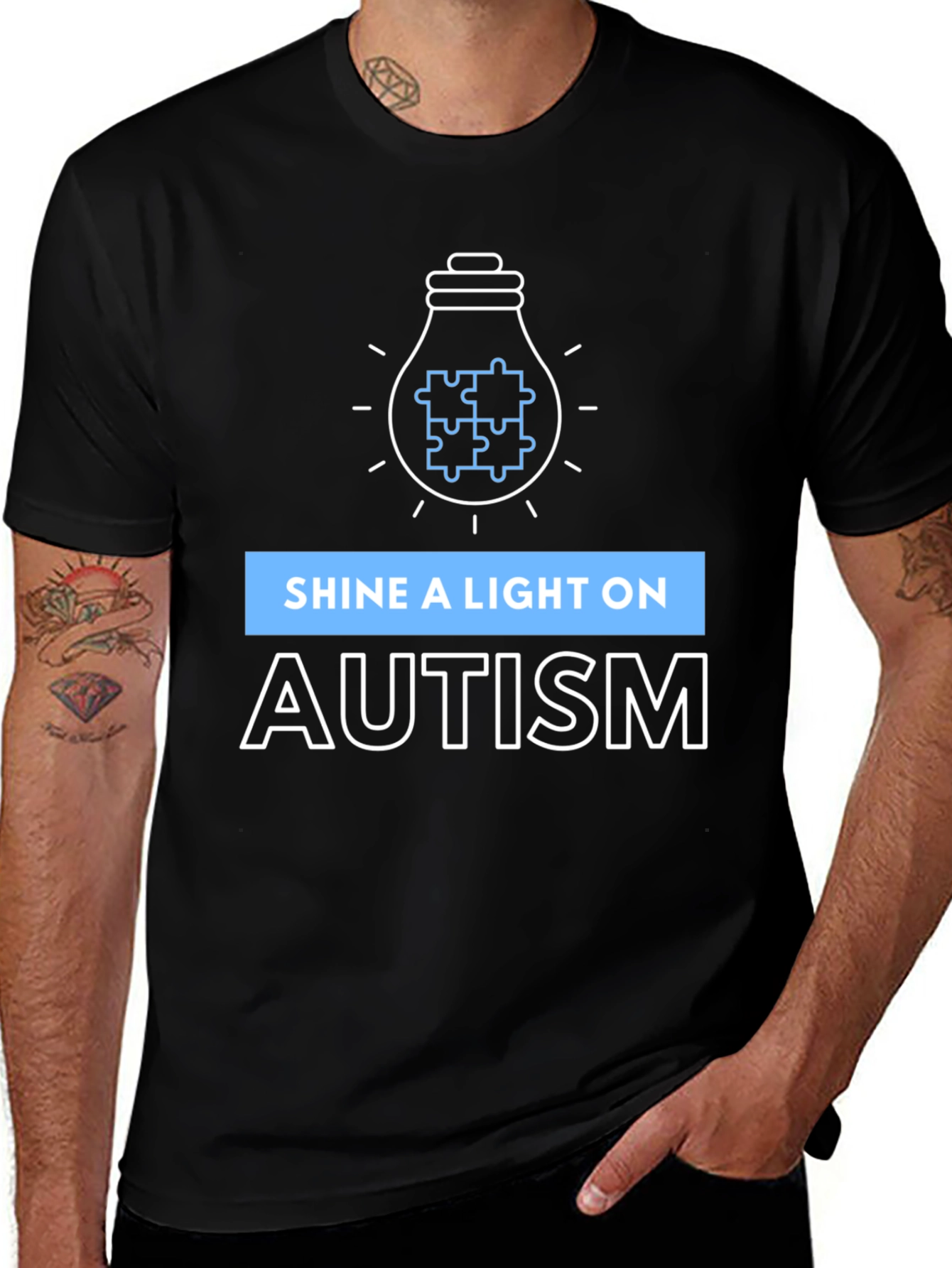 Autism Awareness T-Shirt - Shine a Light