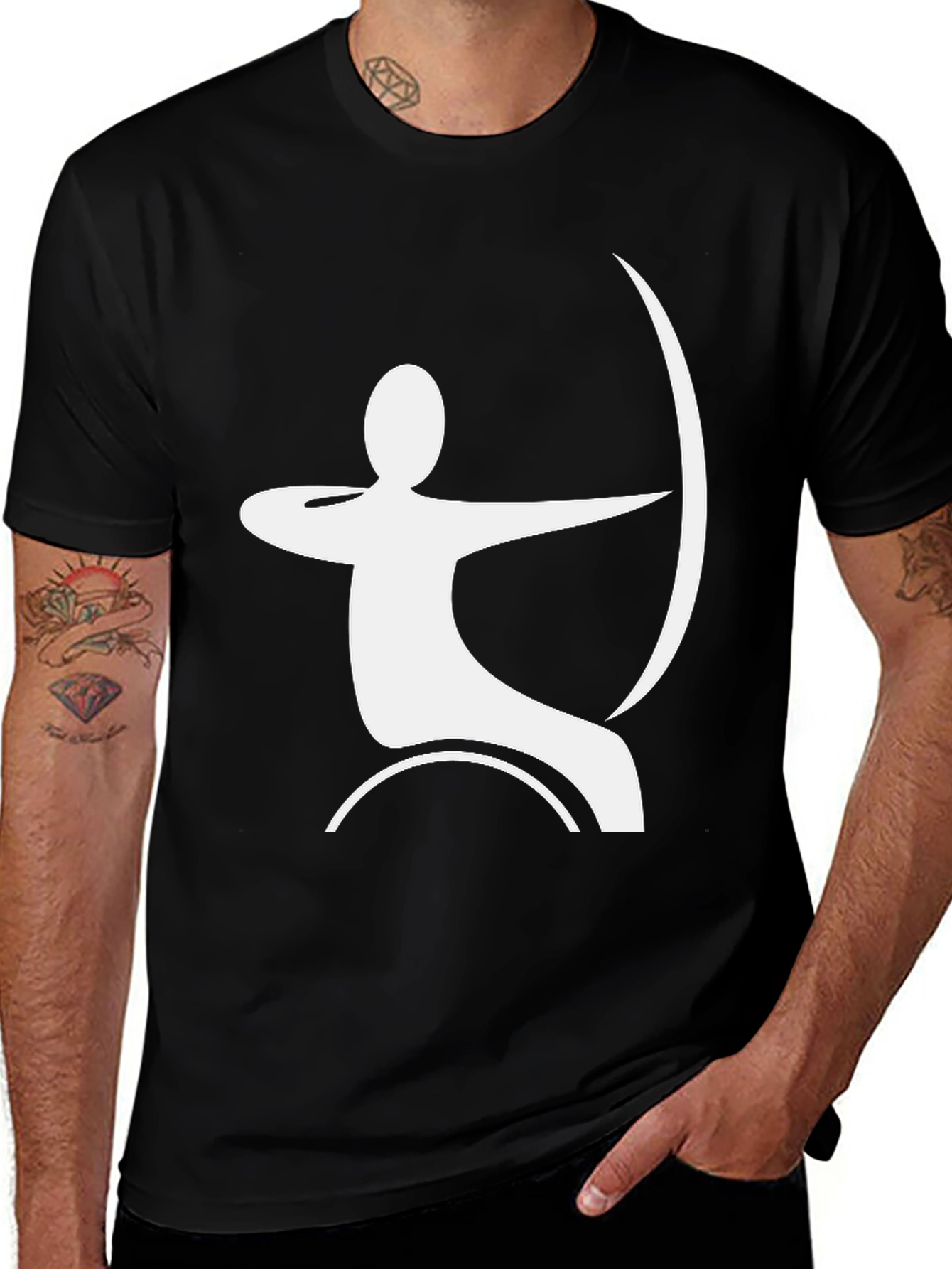 Archery T-Shirt - Seated Archer Design