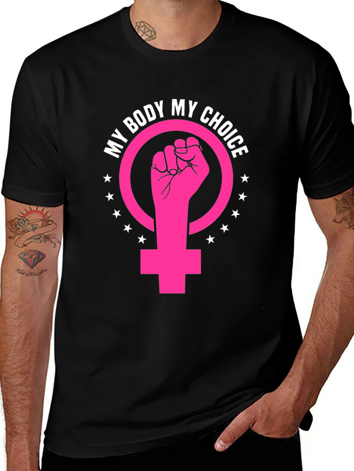 Variant 15 of My Body My Choice Graphic Tee Feminist T-Shirt