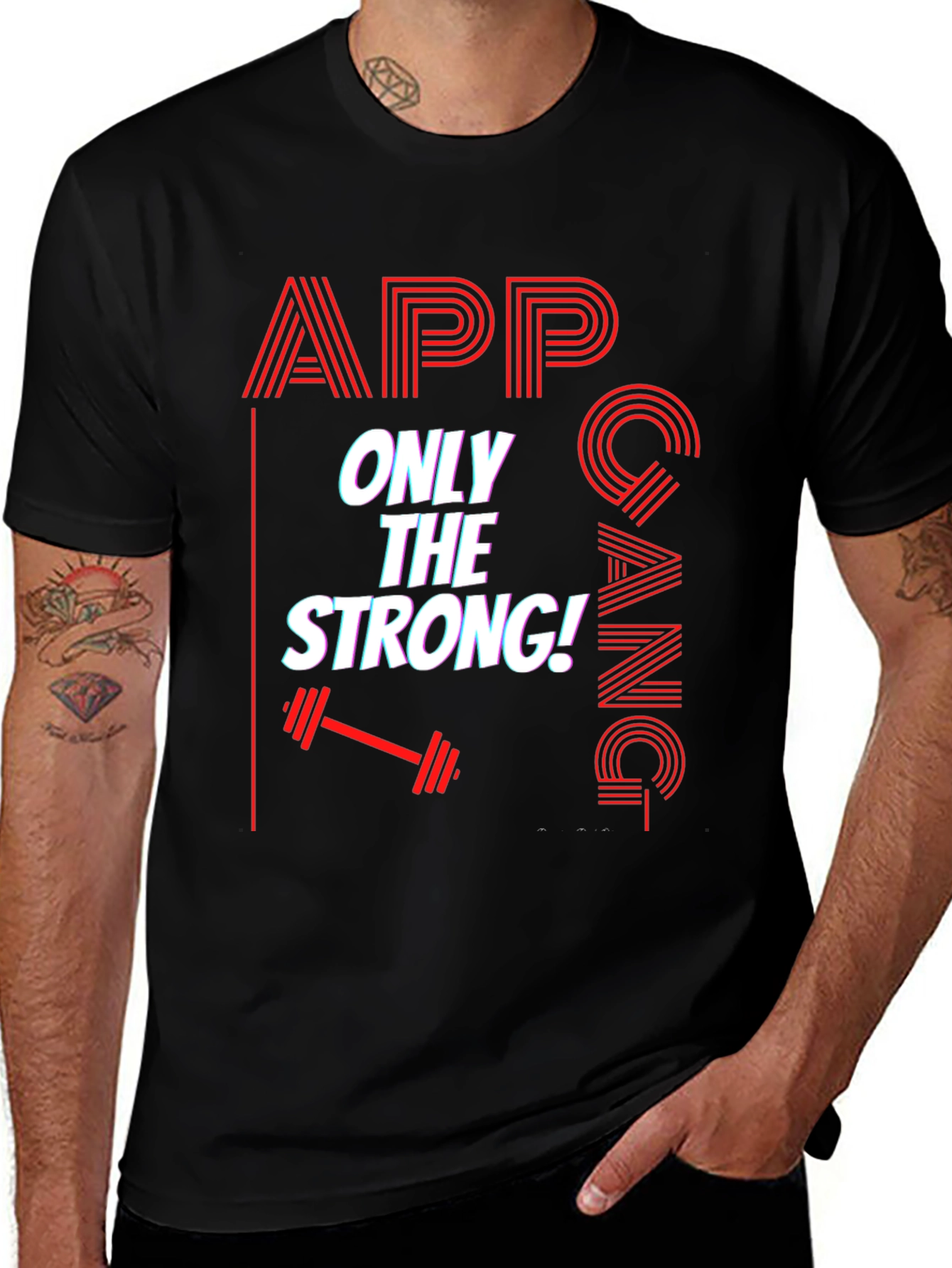 APP Gang T-Shirt - Only The Strong Fitness Tee