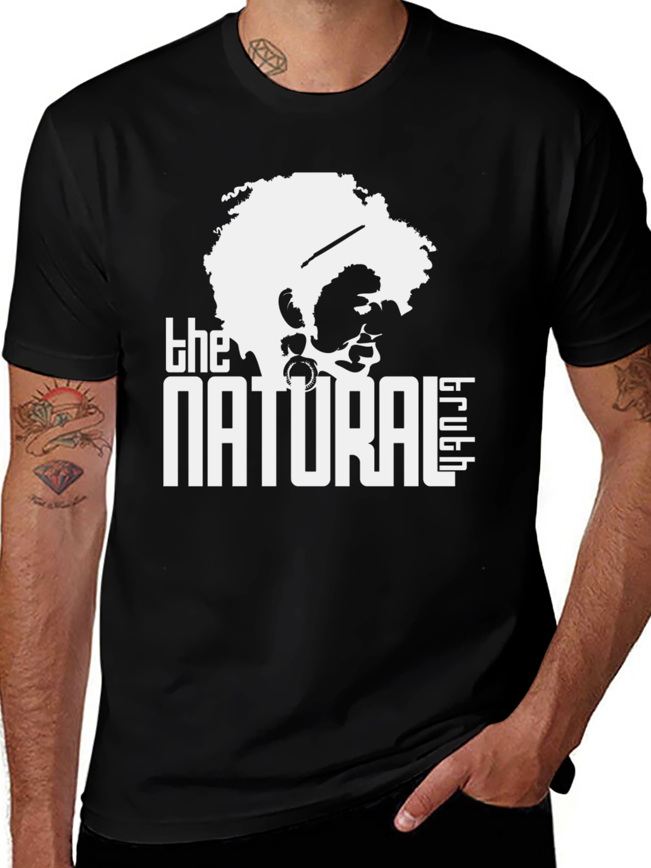 Variant 20 of The Natural T-Shirt - Black Cotton Tee