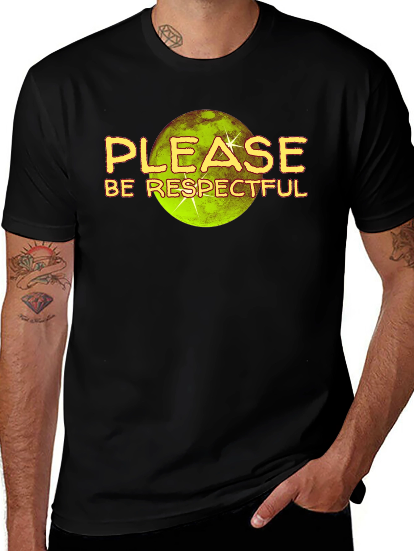 Respectful Tennis Ball Graphic Tee