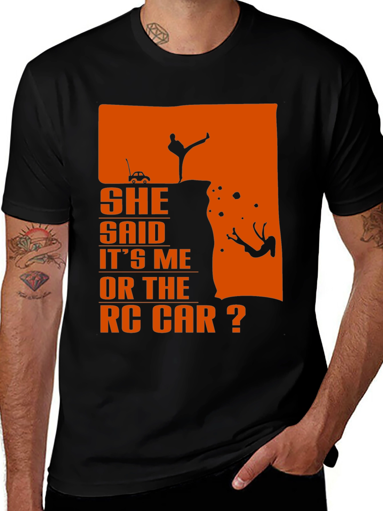 Variant 4 of She Said RC Car Funny Humor Men's T-shirt