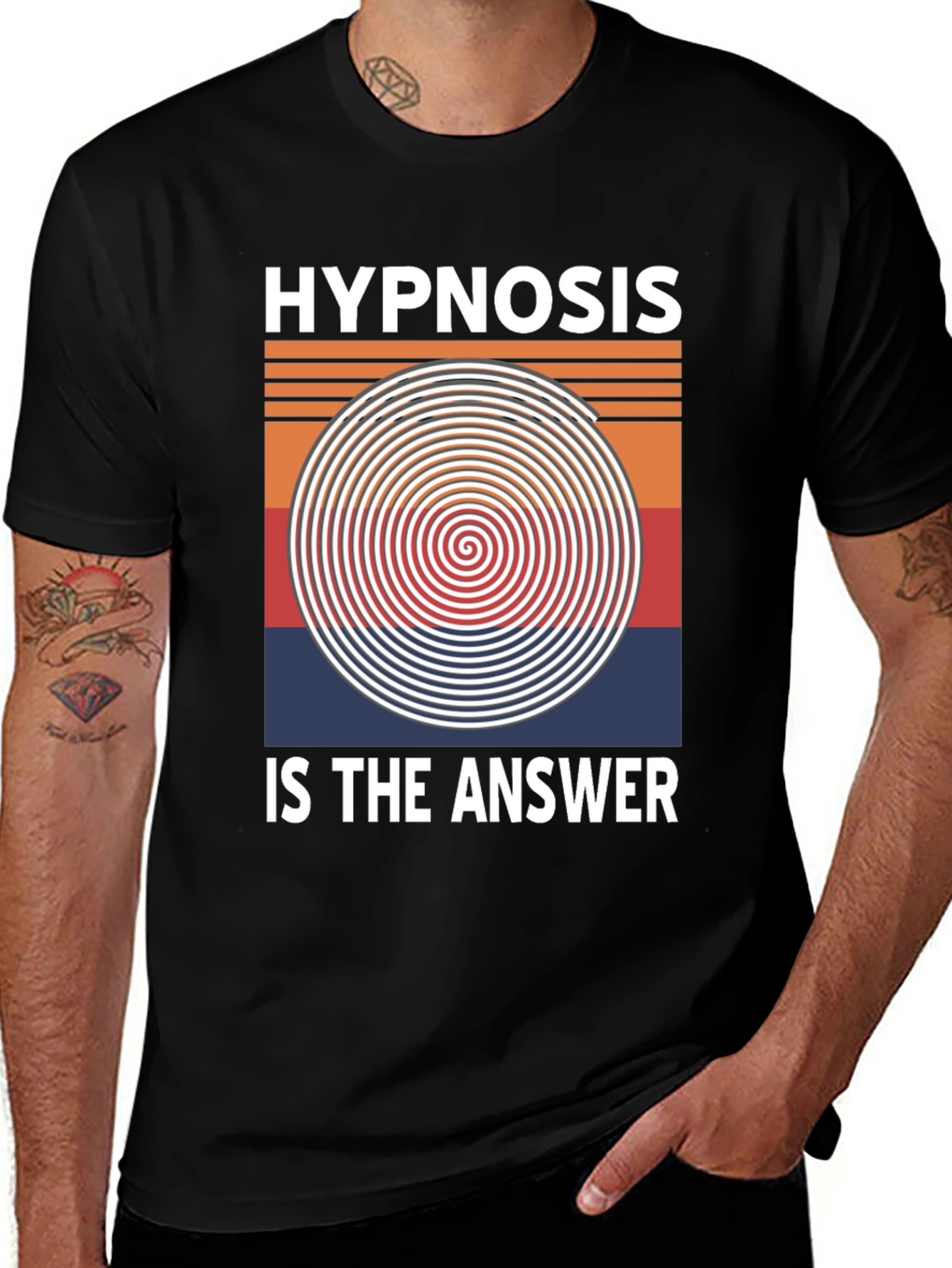 Black Hypnosis Is The Answer T-Shirt main image
