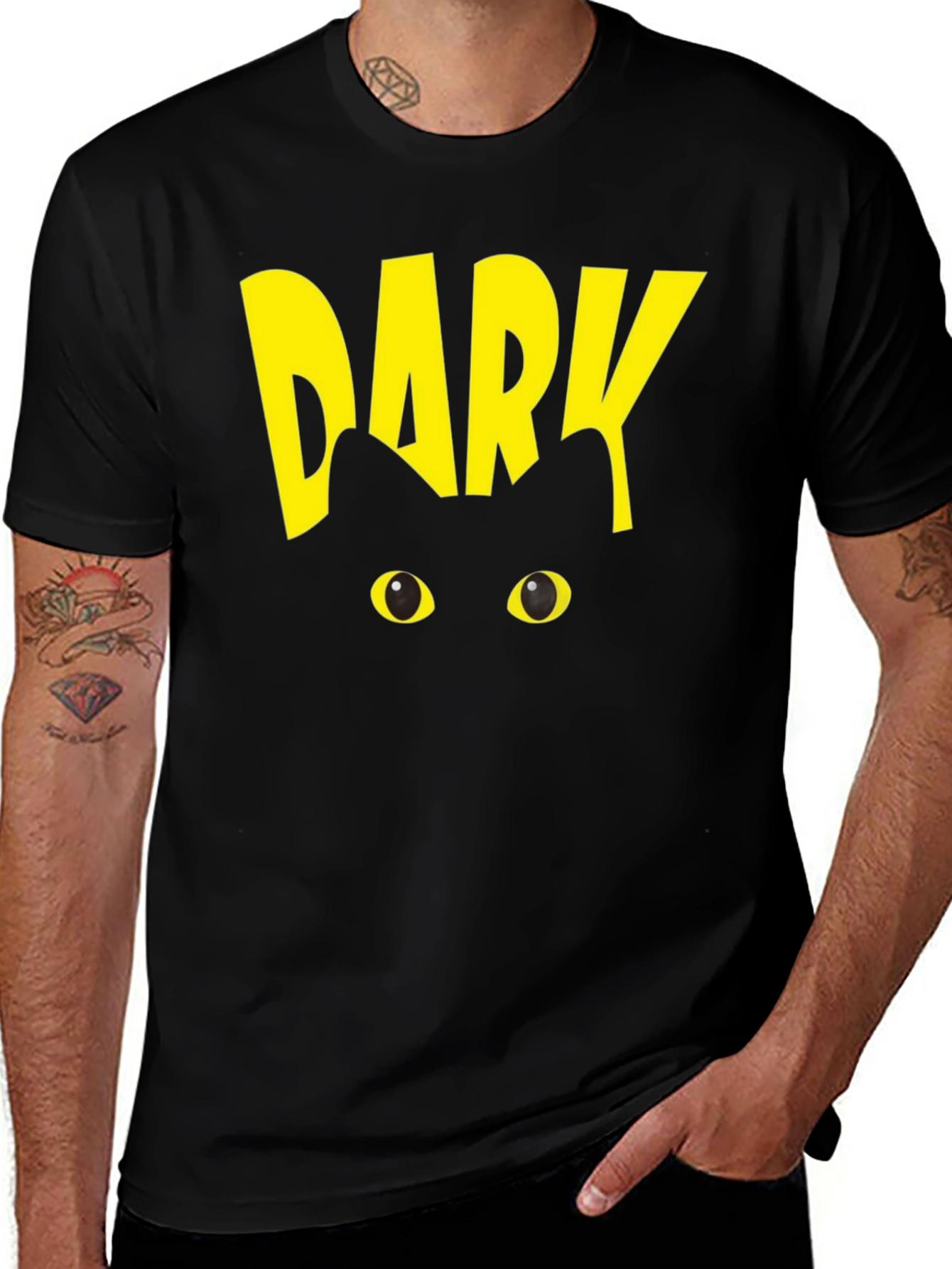 Variant 8 of Dark Cat Graphic T-Shirt