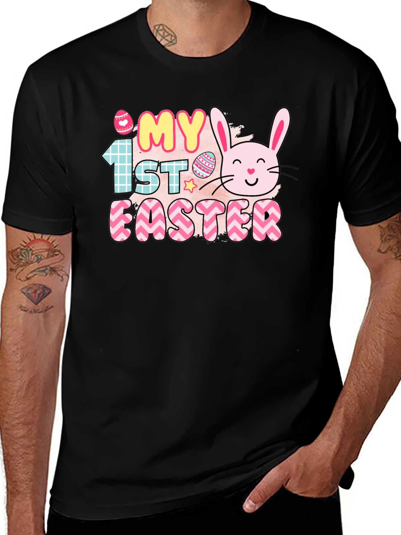 My First Easter T-Shirt - Cute Bunny Design