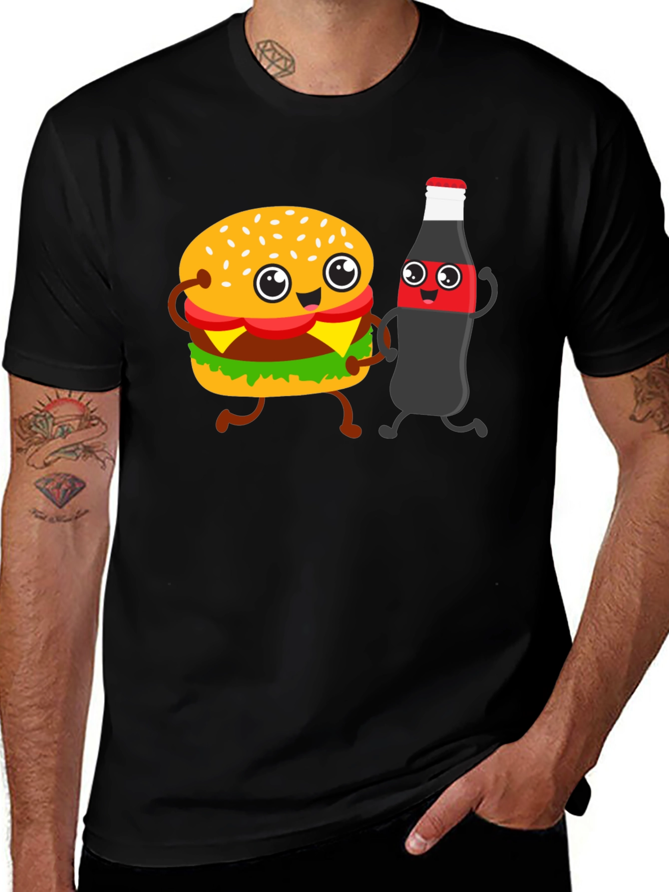 Variant 13 of Burger and Soda Best Friends T-Shirt