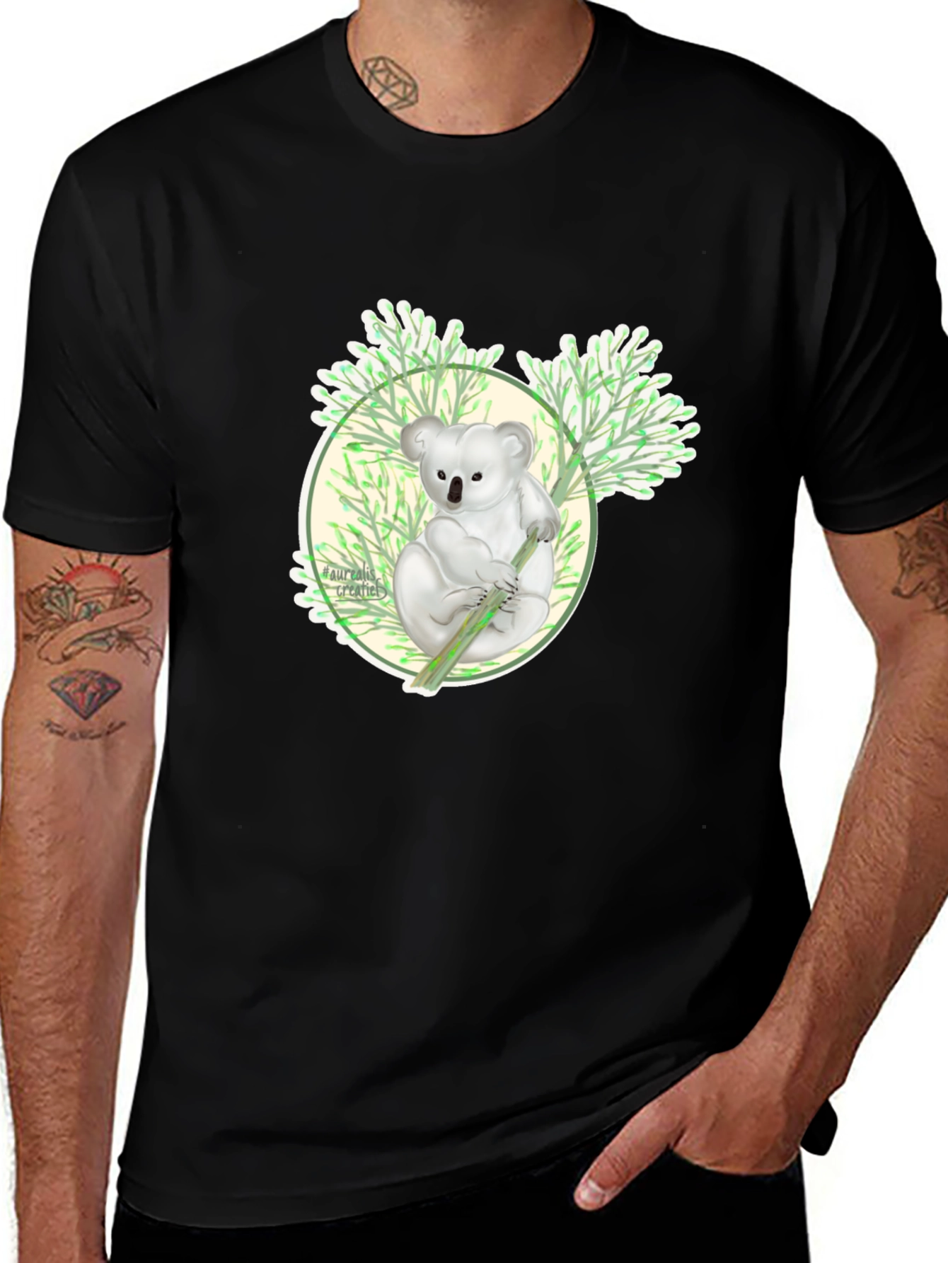 Variant 17 of Koala Bear Bamboo T-Shirt - Graphic Tee