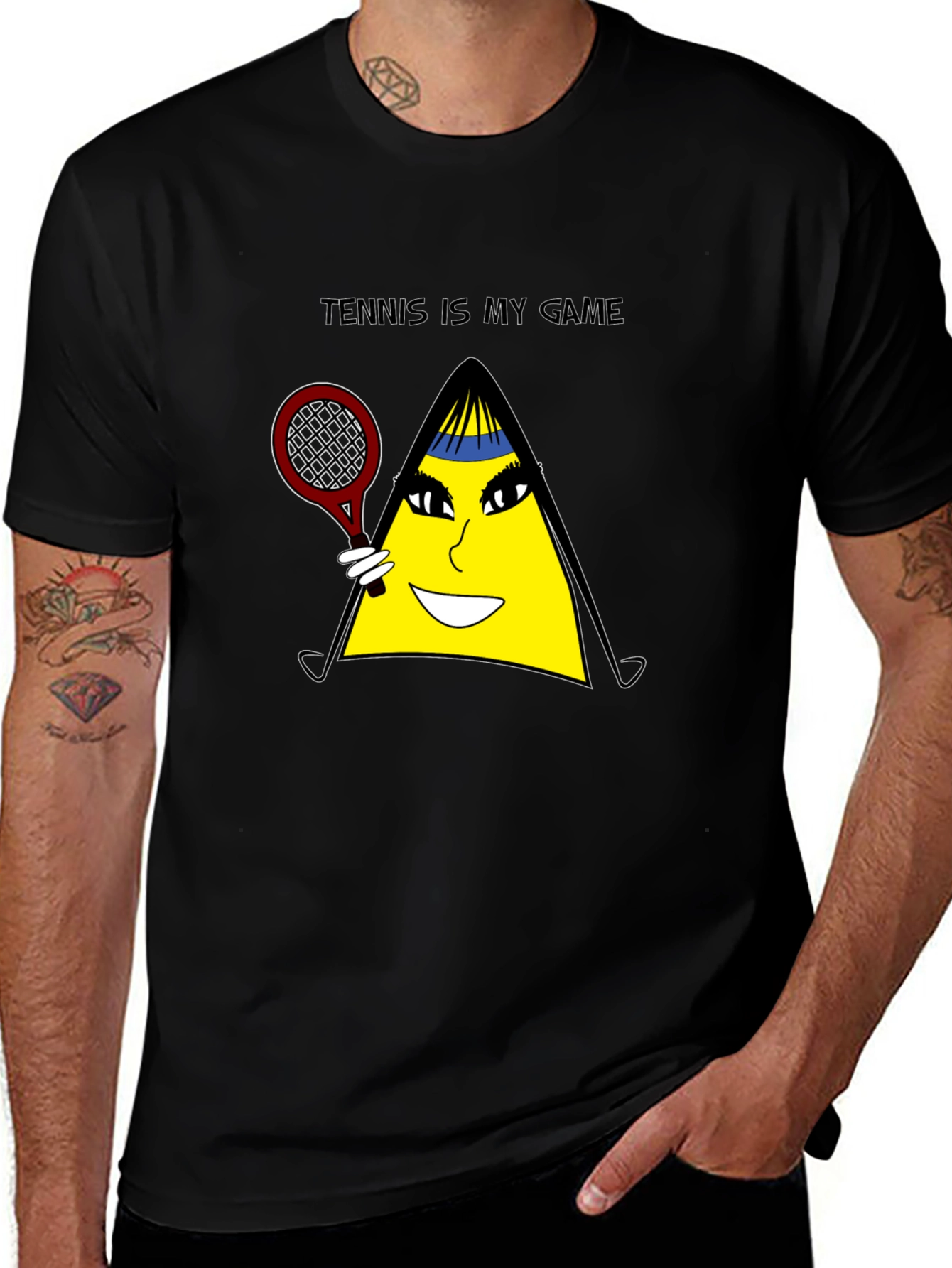 Tennis Is My Game Tee - Funny Graphic T-Shirt