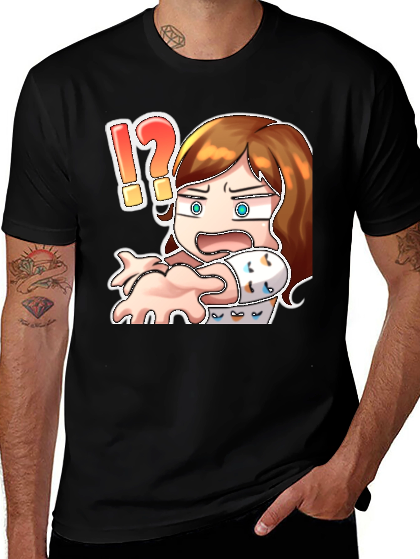 Variant 3 of Cartoon Shocked T-Shirt