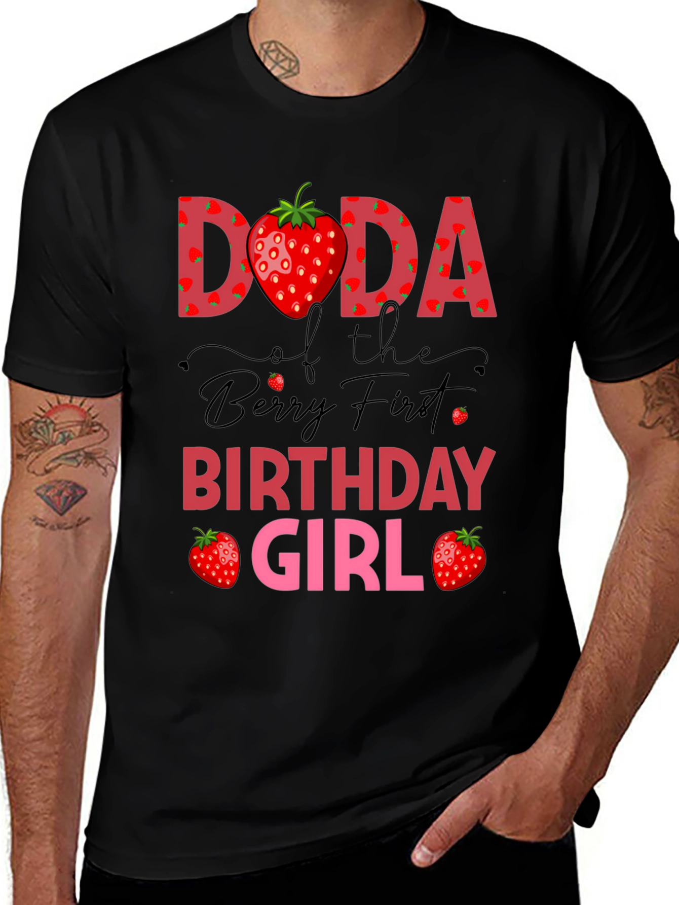 Strawberry Birthday Girl T-Shirt