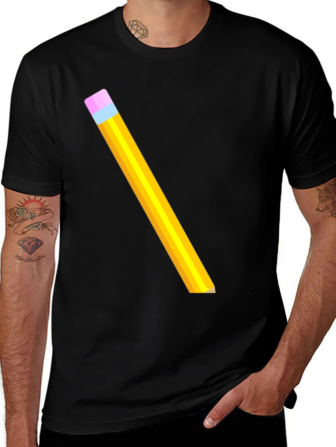 Variant 13 of Pencil Graphic Tee - Back to School Style