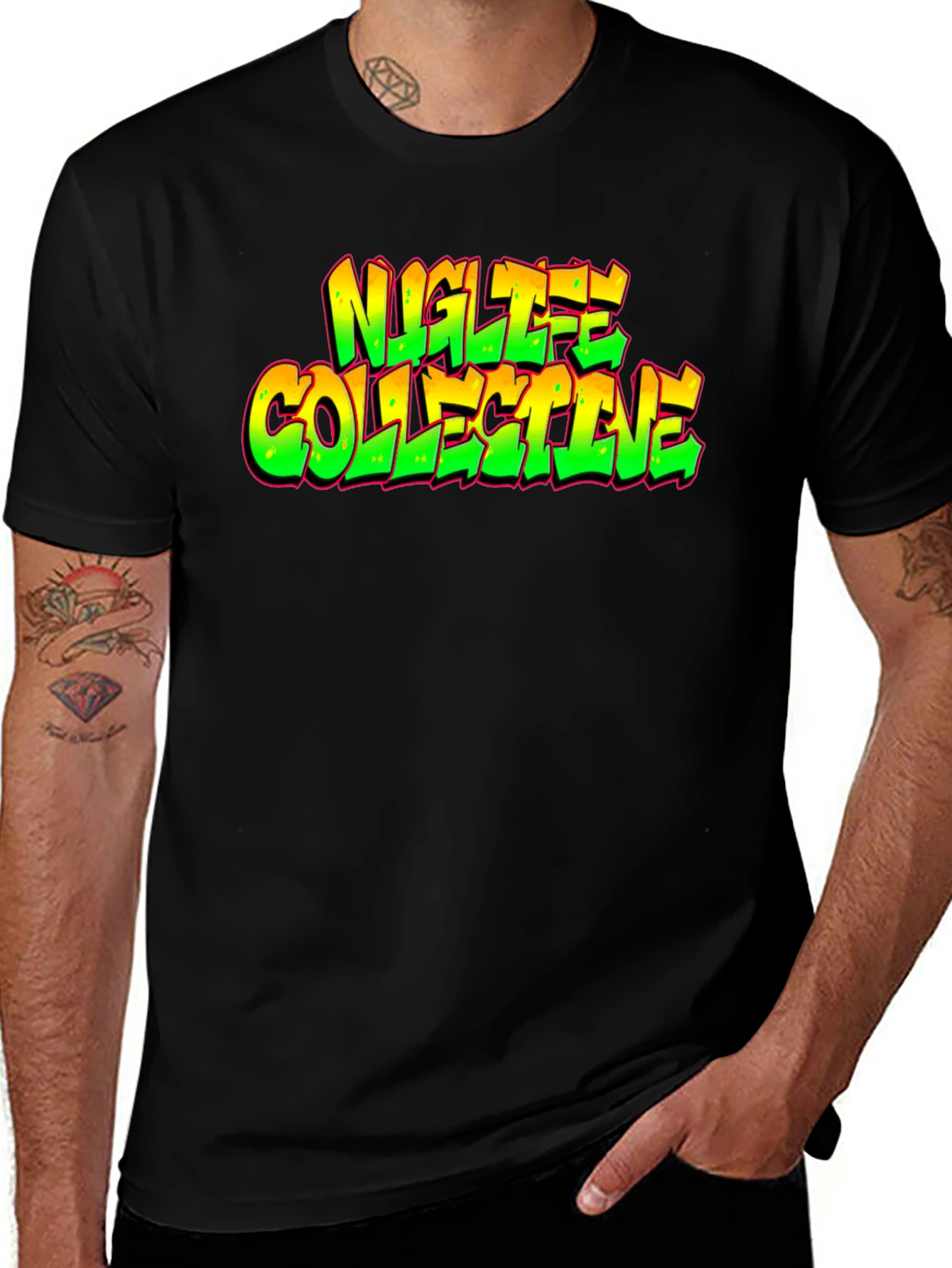 Variant 3 of NuLife Collective Black T-Shirt