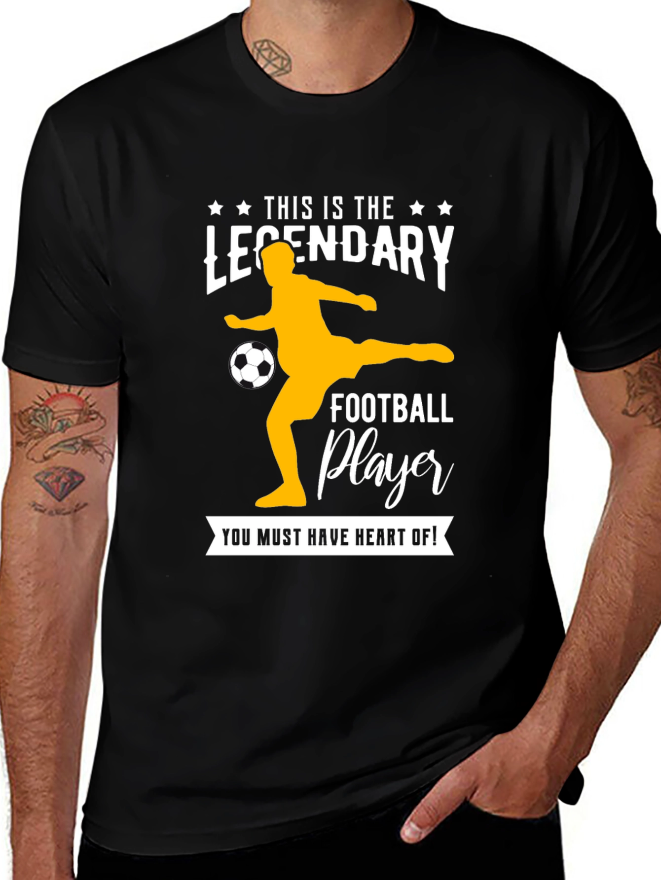 Variant 26 of Legendary Football Player Graphic T-Shirt