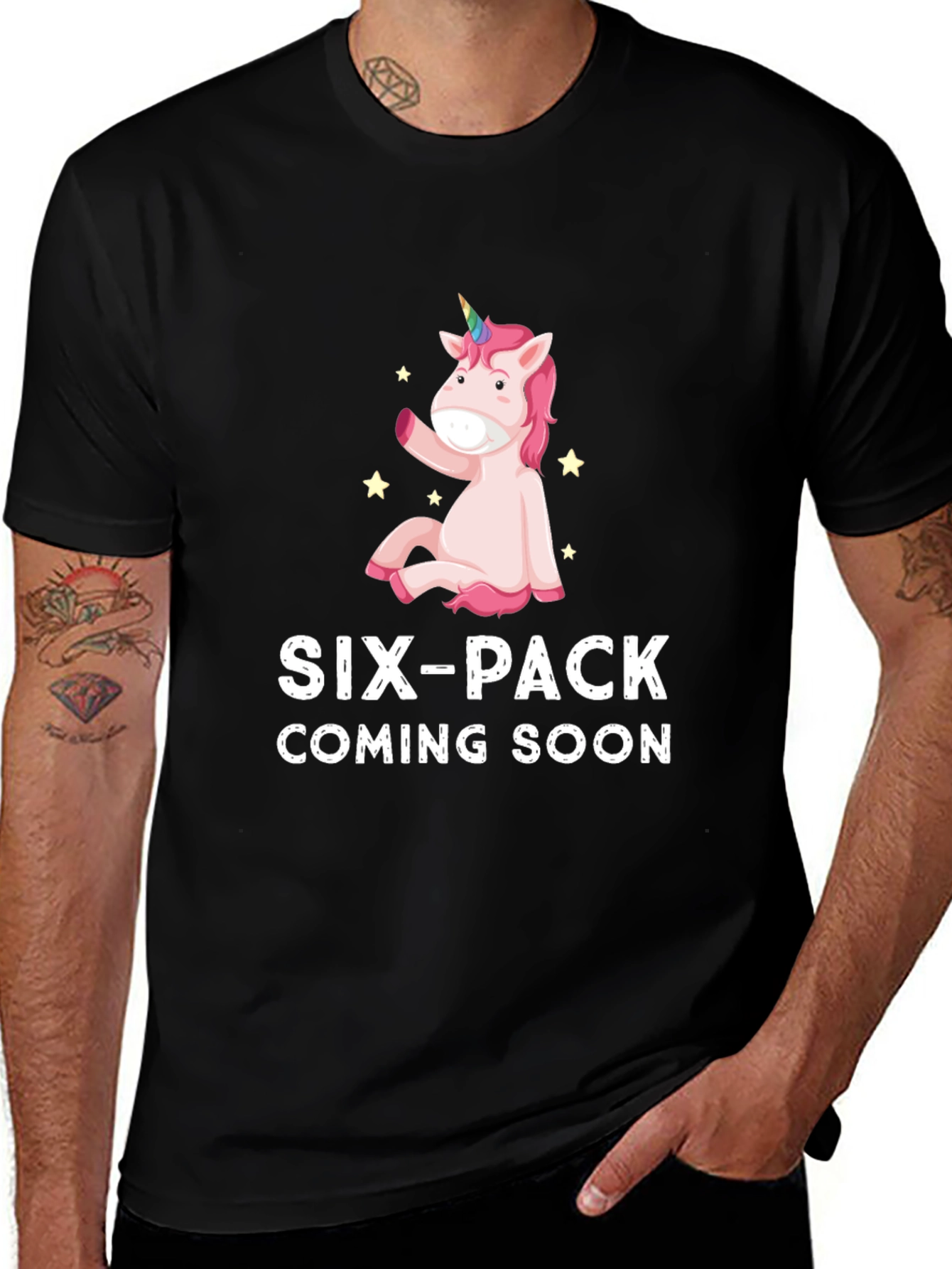 Variant 24 of Six-Pack Coming Soon Unicorn T-Shirt