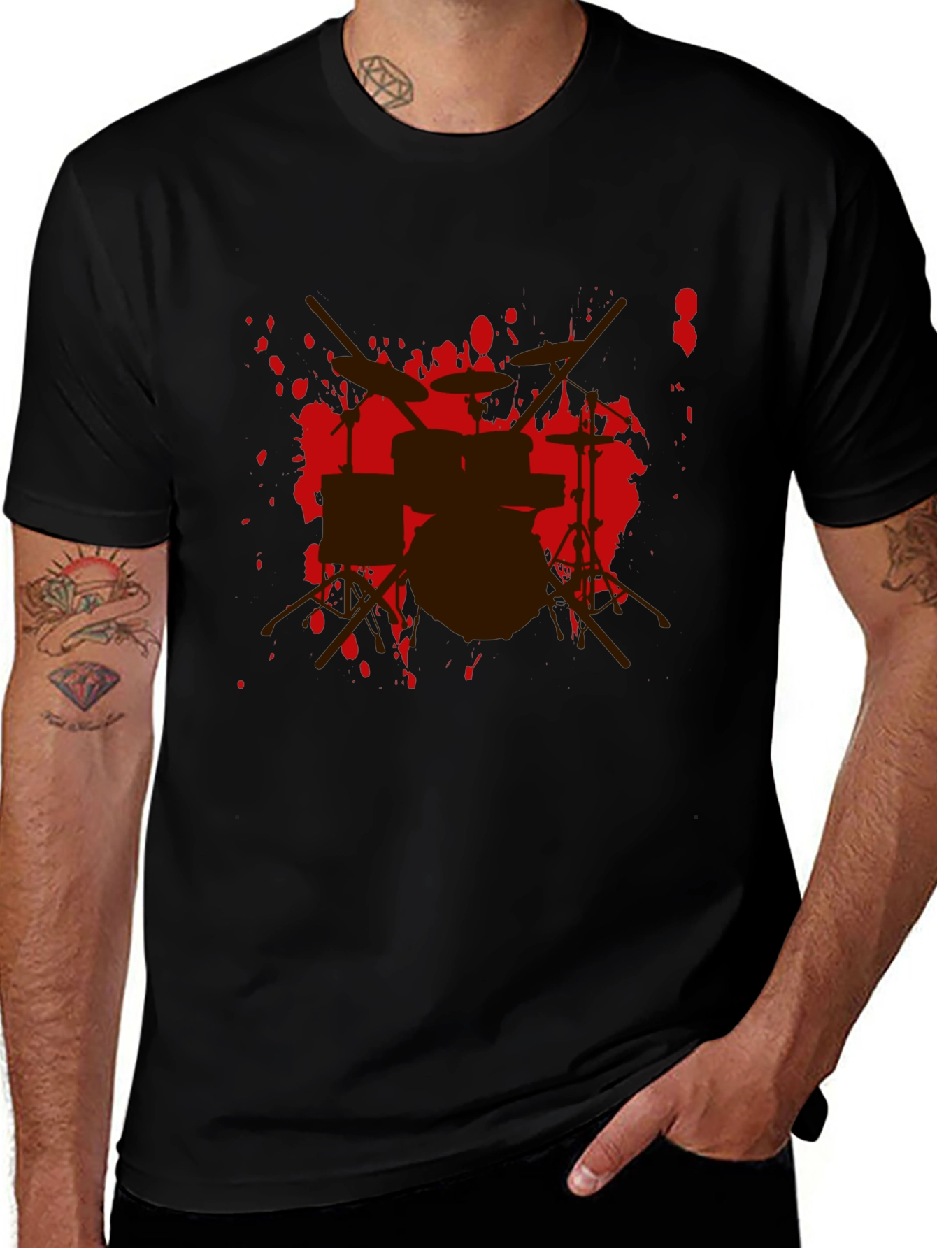 Variant 26 of Drum Kit Graphic T-Shirt
