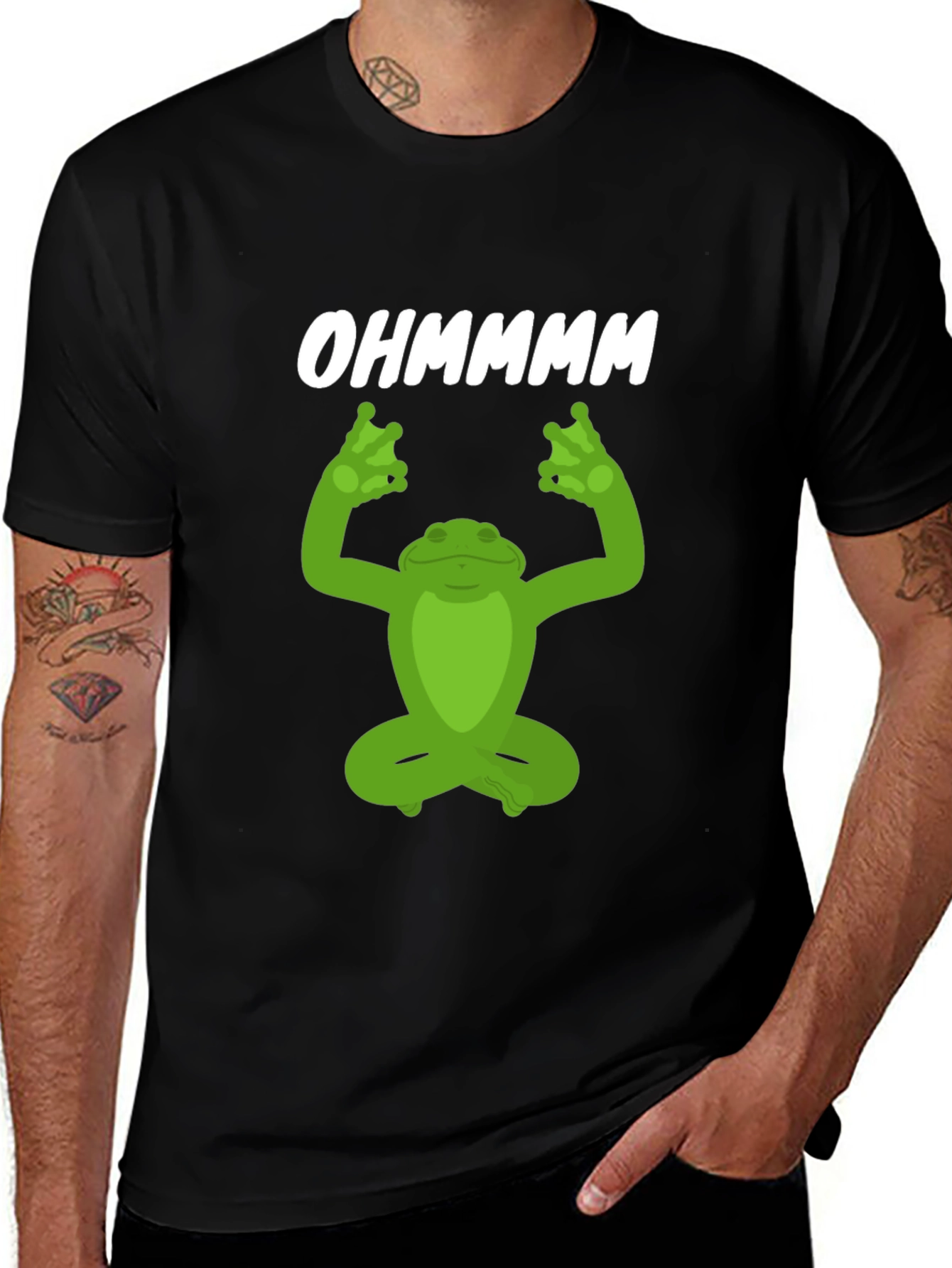 Variant 25 of Ohm Frog Black T-Shirt