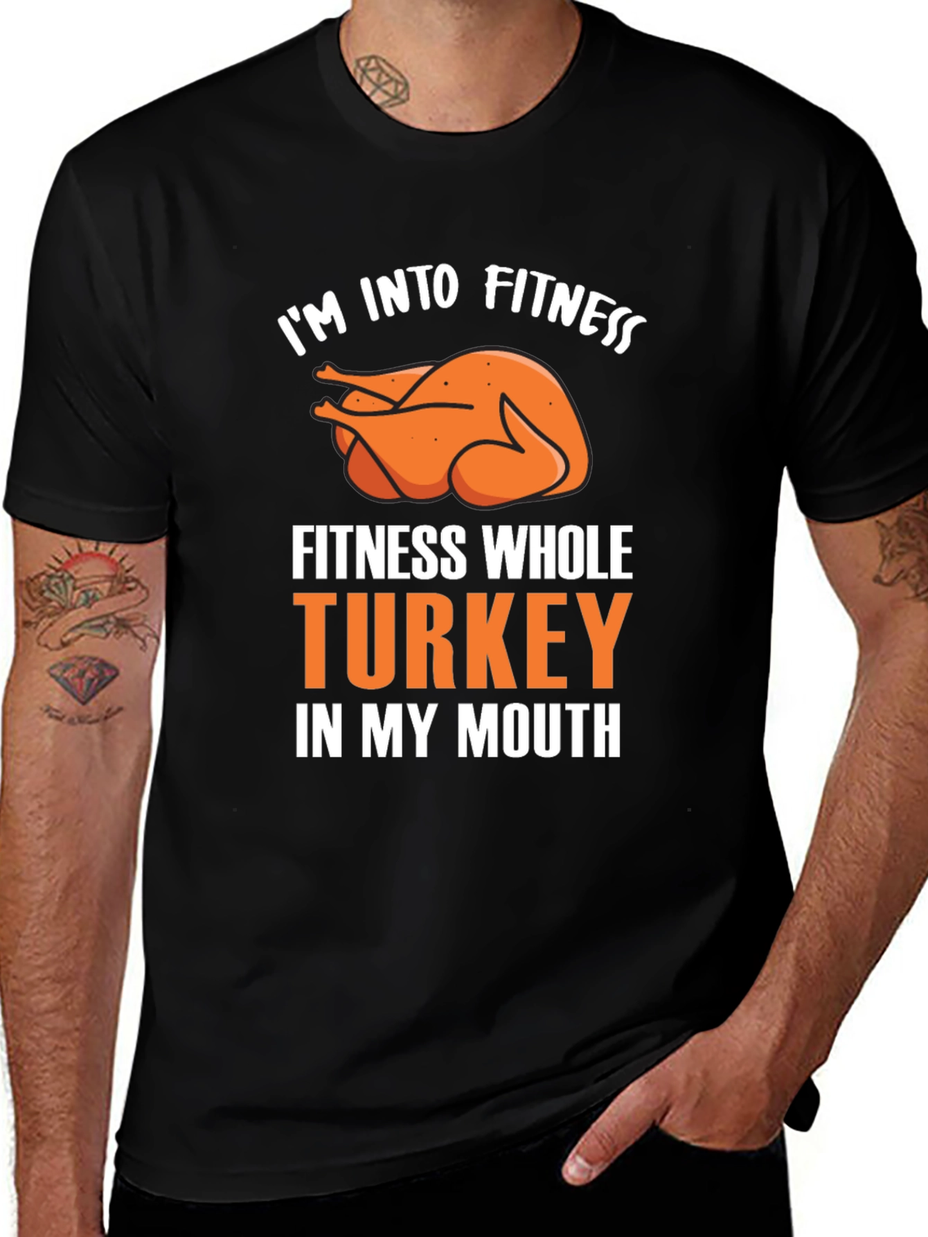 Variant 18 of Funny Turkey Fitness T-Shirt