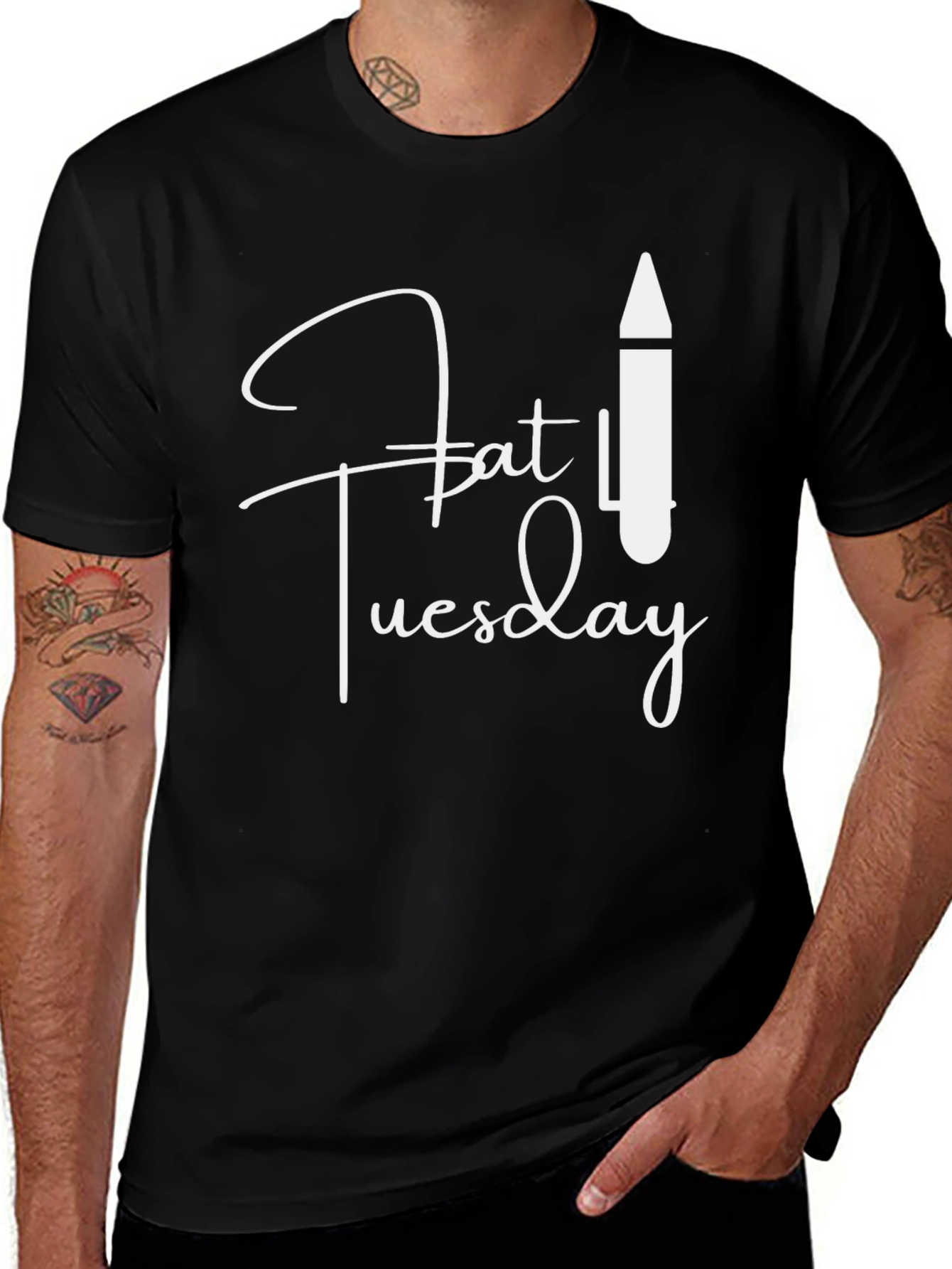 Fat Tuesday Graphic T-Shirt - Mardi Gras Celebration Tee